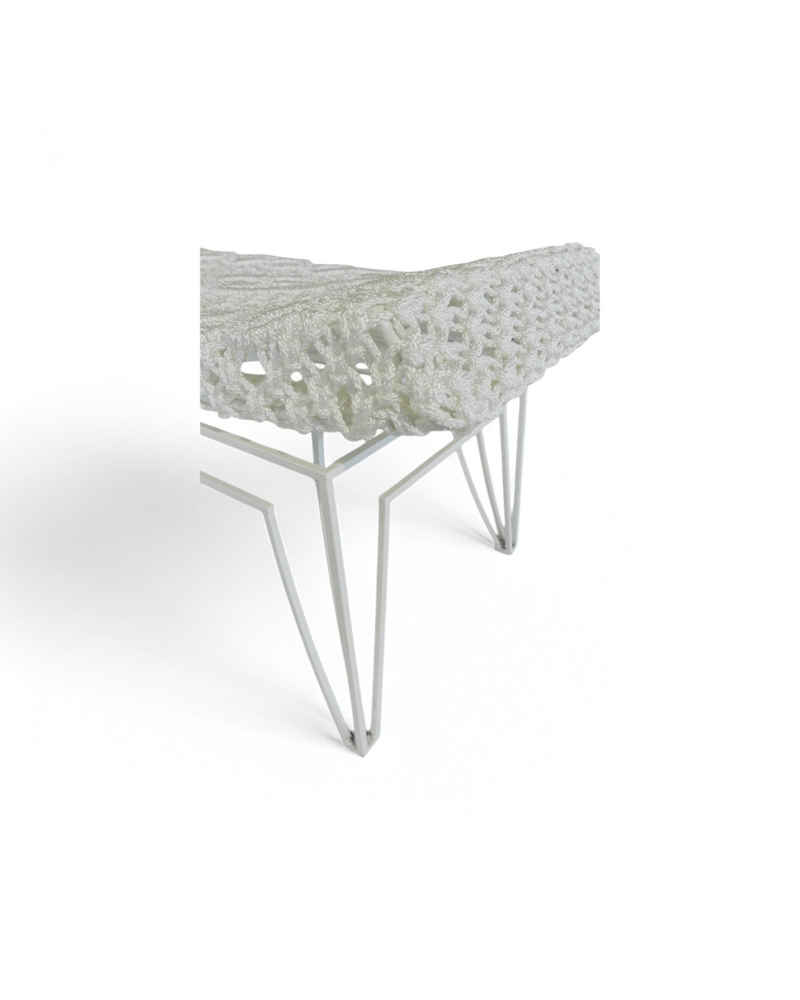Bangbao Macrame Bench - White
