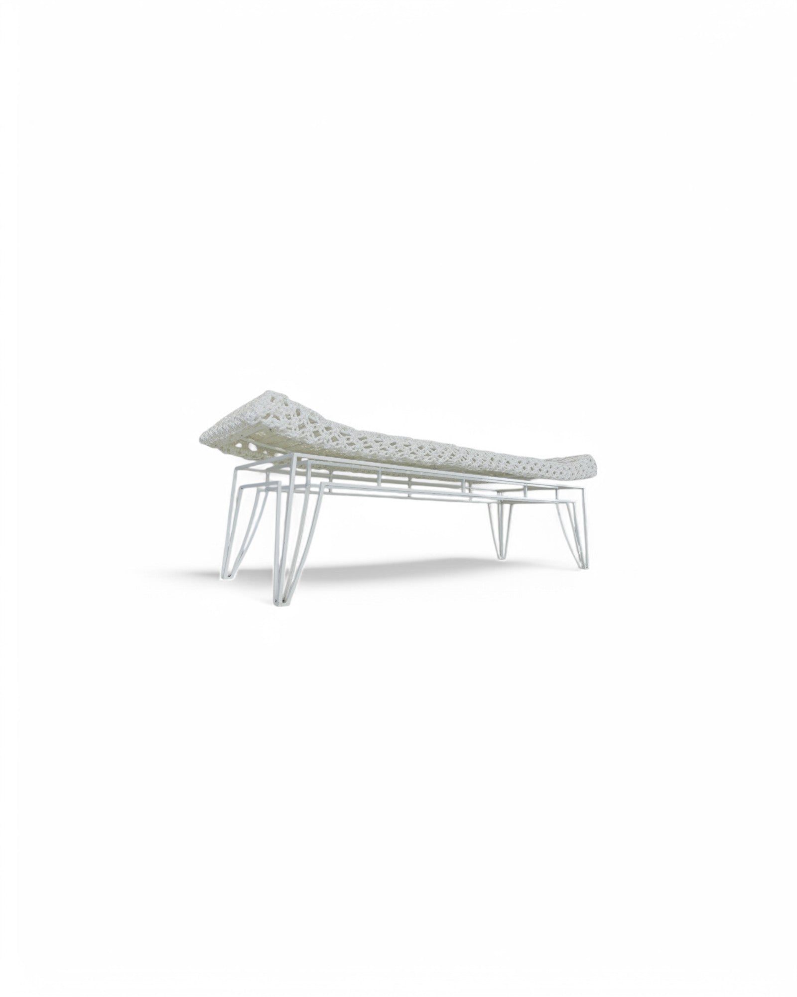 Bangbao Macrame Bench - White