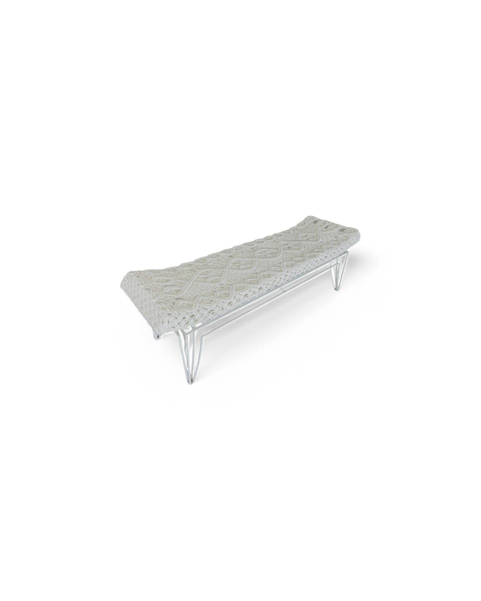 Bangbao Macrame Bench - White