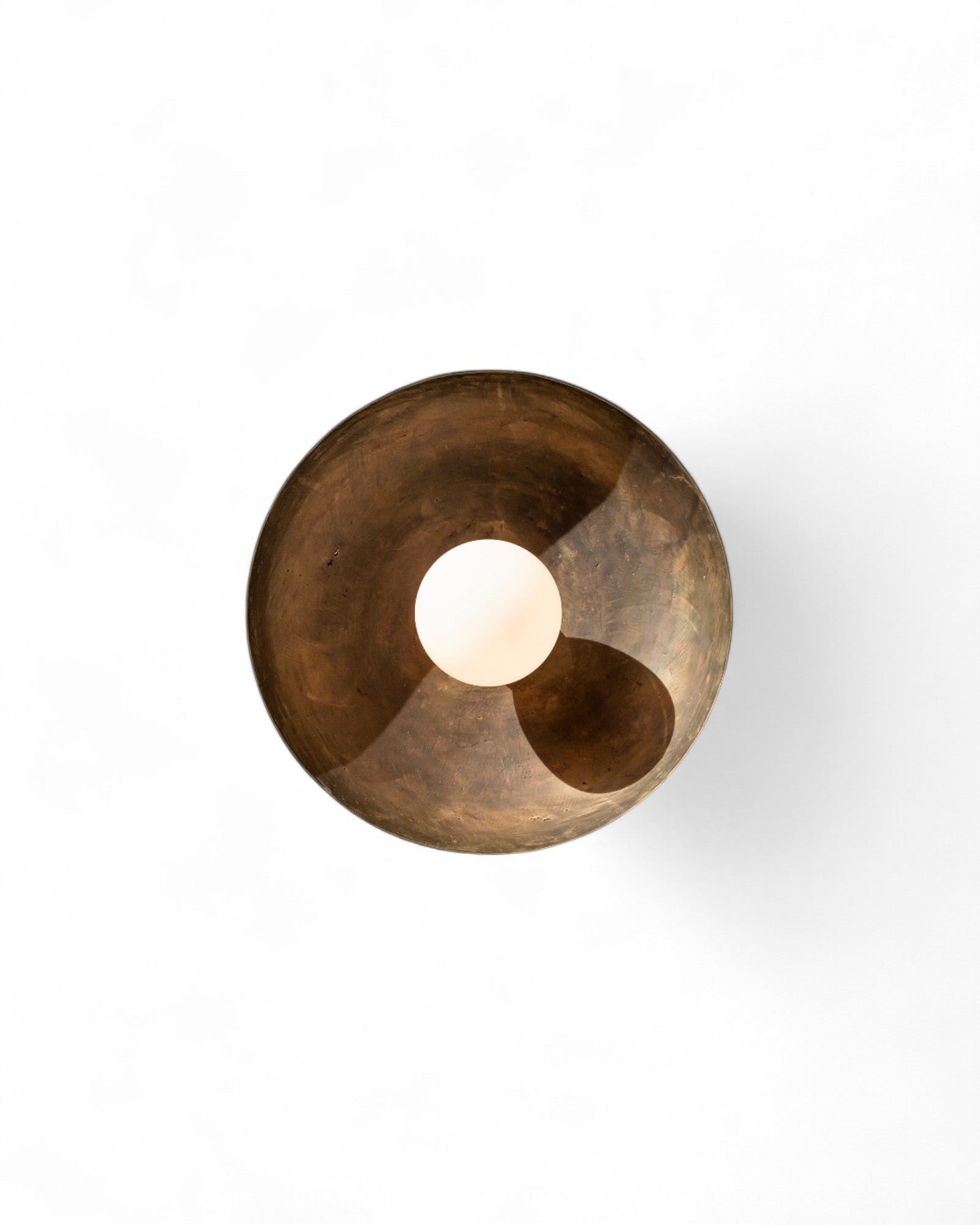 Ban Pa Ao Concave Sconce - Heavy Antique