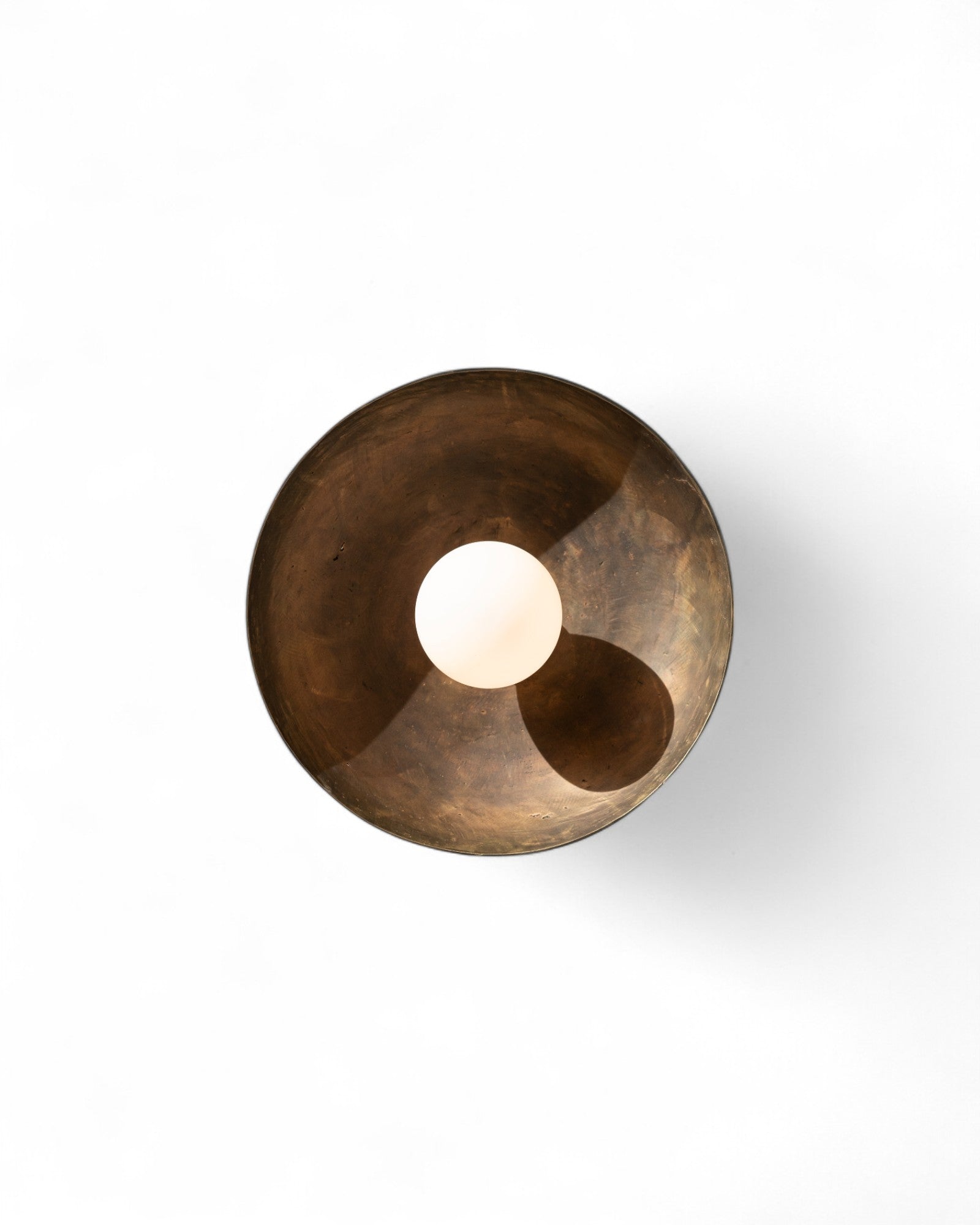 Ban Pa Ao Concave Sconce - Heavy Antique