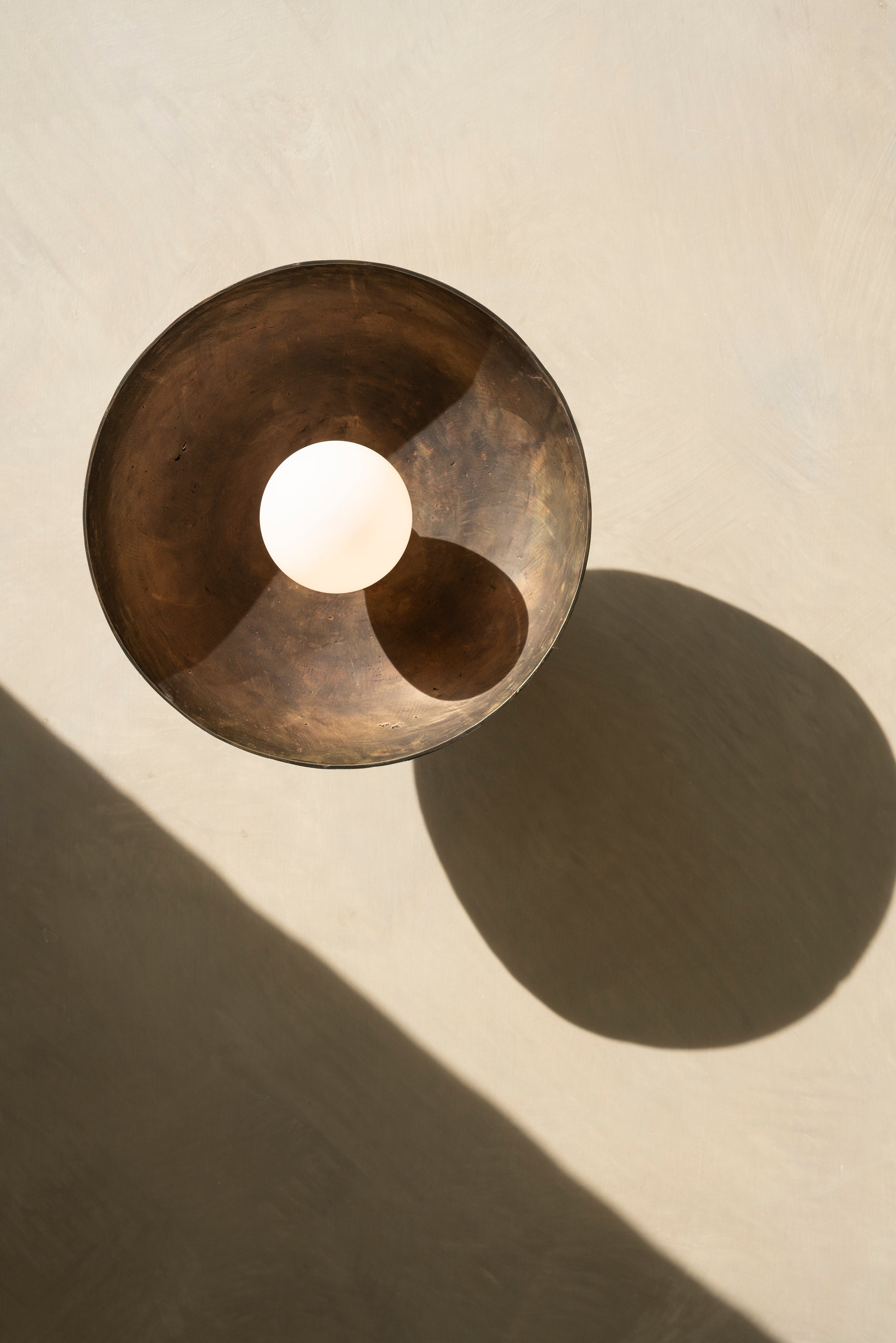 Ban Pa Ao Concave Sconce - Heavy Antique