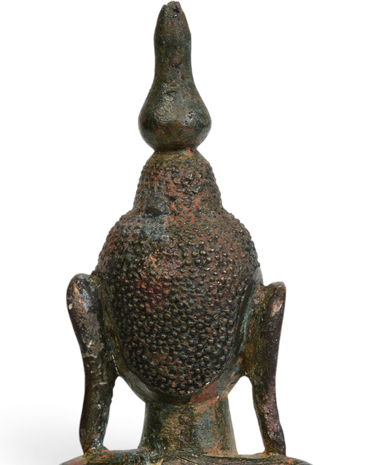 Burmese Bronze Seated Buddha Lotus Base, Shan Period