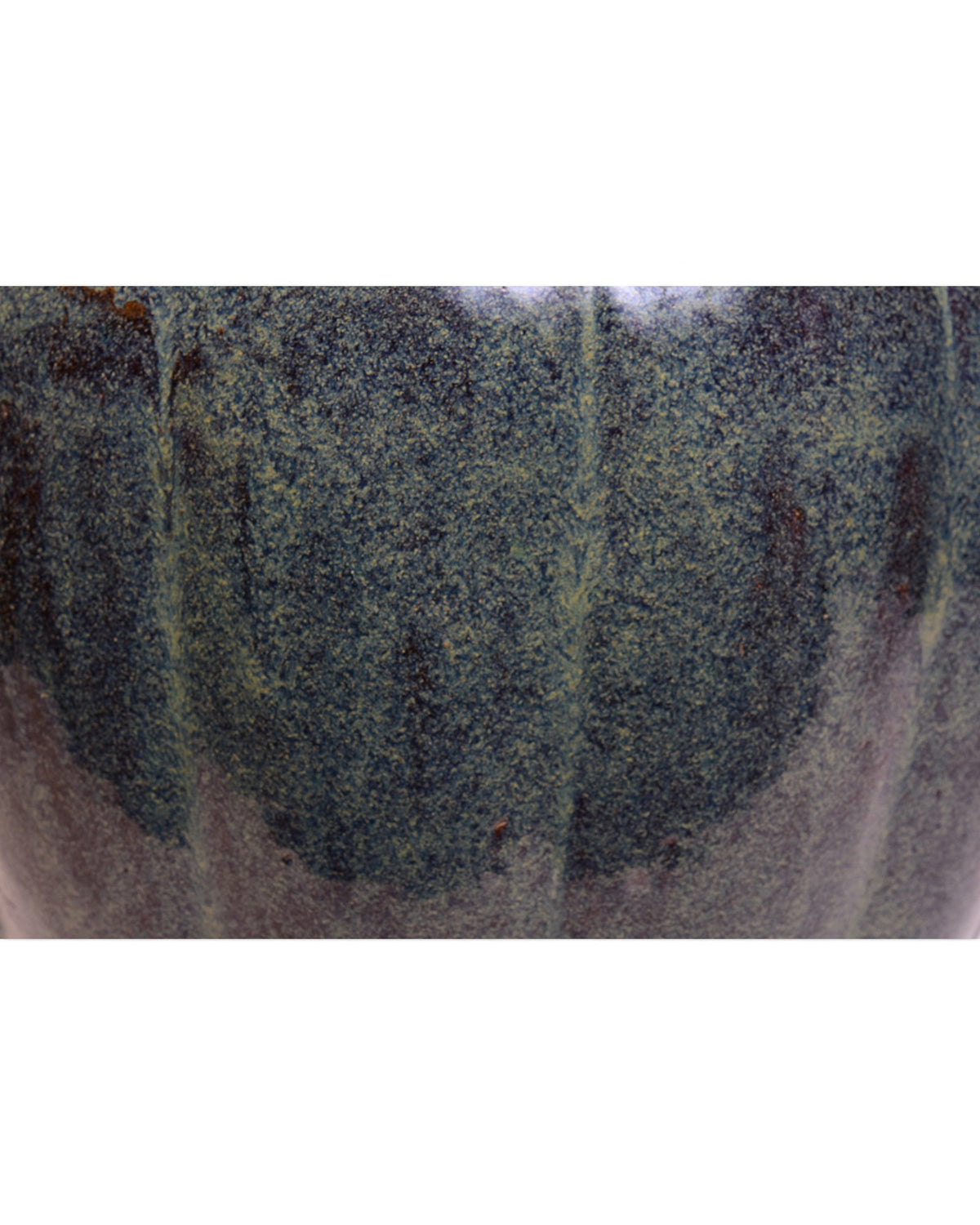Mottled Green Glazed Japanese Ceramic Jar 19th Century