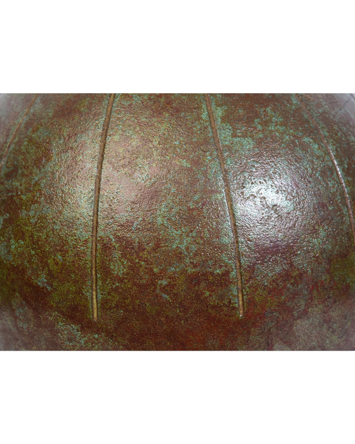 Japanese Bronze Vase in Gourd Shape with Makers Signature
