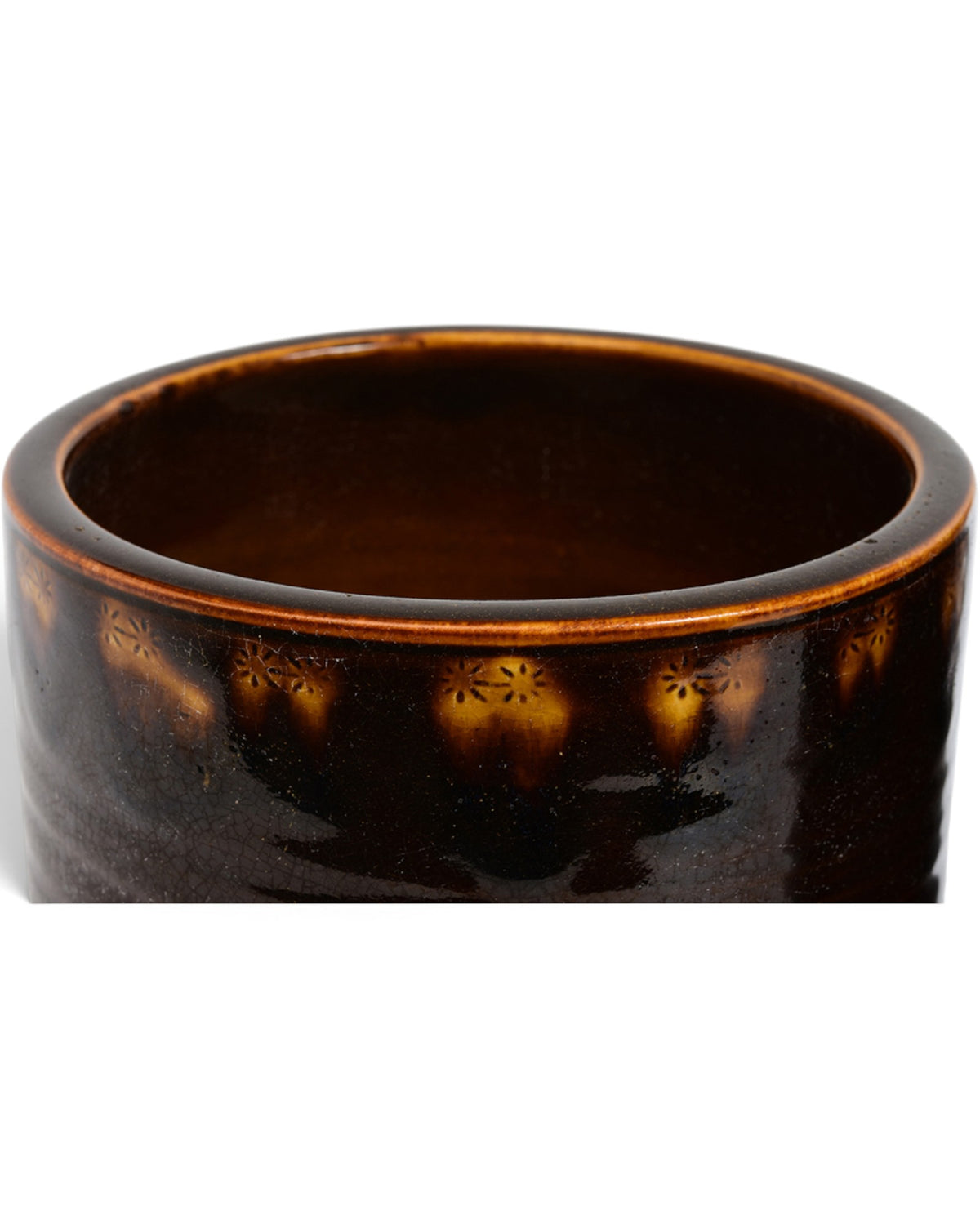 A Pair of Ceramic Hibachi with Artist Signature - Set of 2