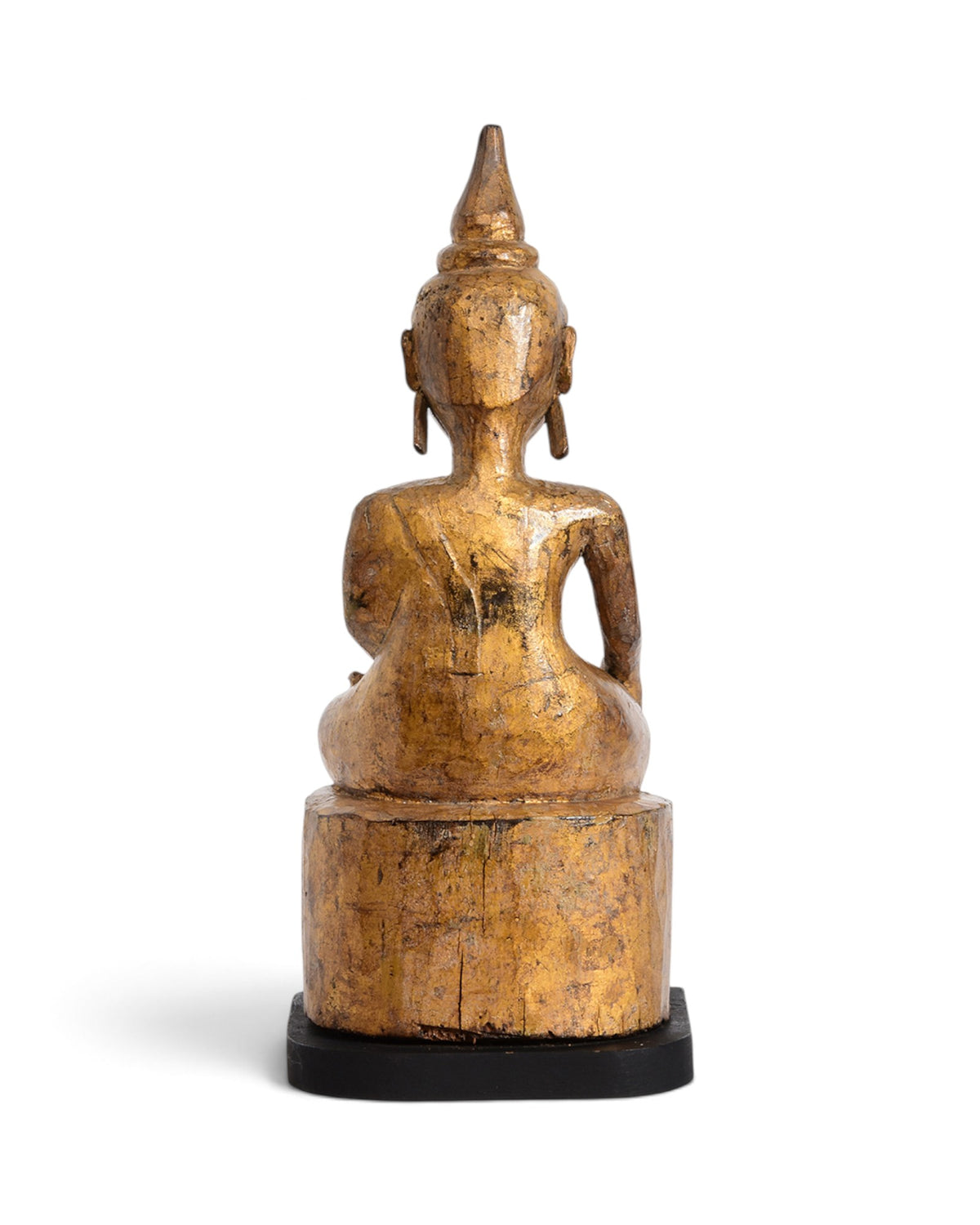 Tai Lue Burmese Wooden Seated Buddha