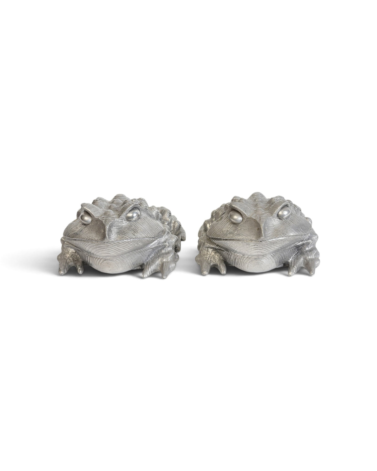 A Pair of Japanese Bronze Toads - Set of 2
