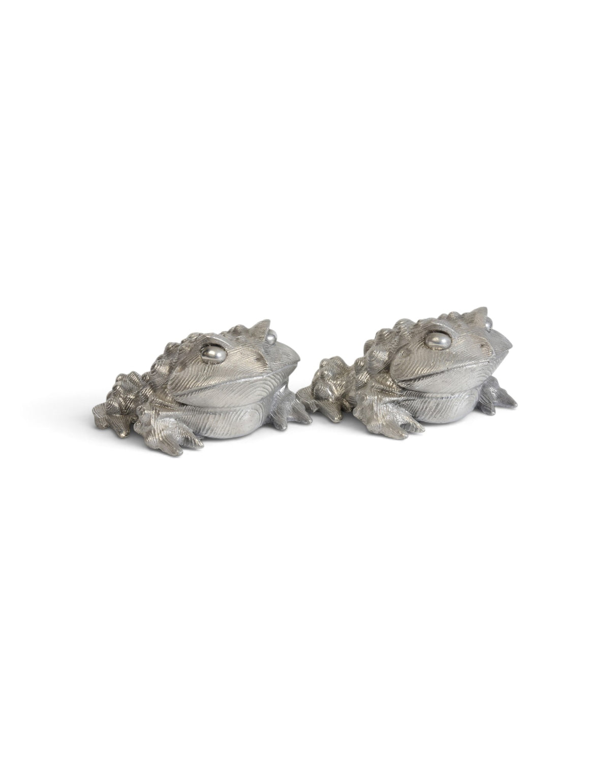 A Pair of Japanese Bronze Toads - Set of 2