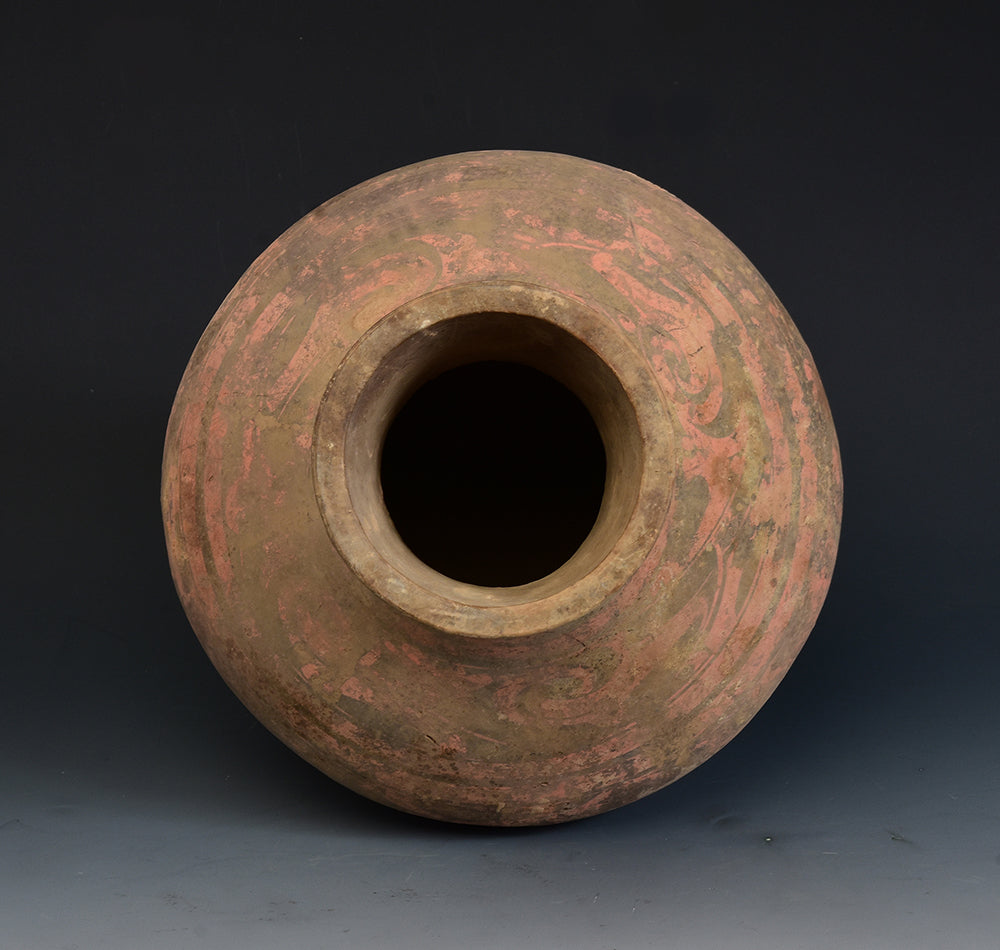 Han Dynasty Painted Pottery Jar
