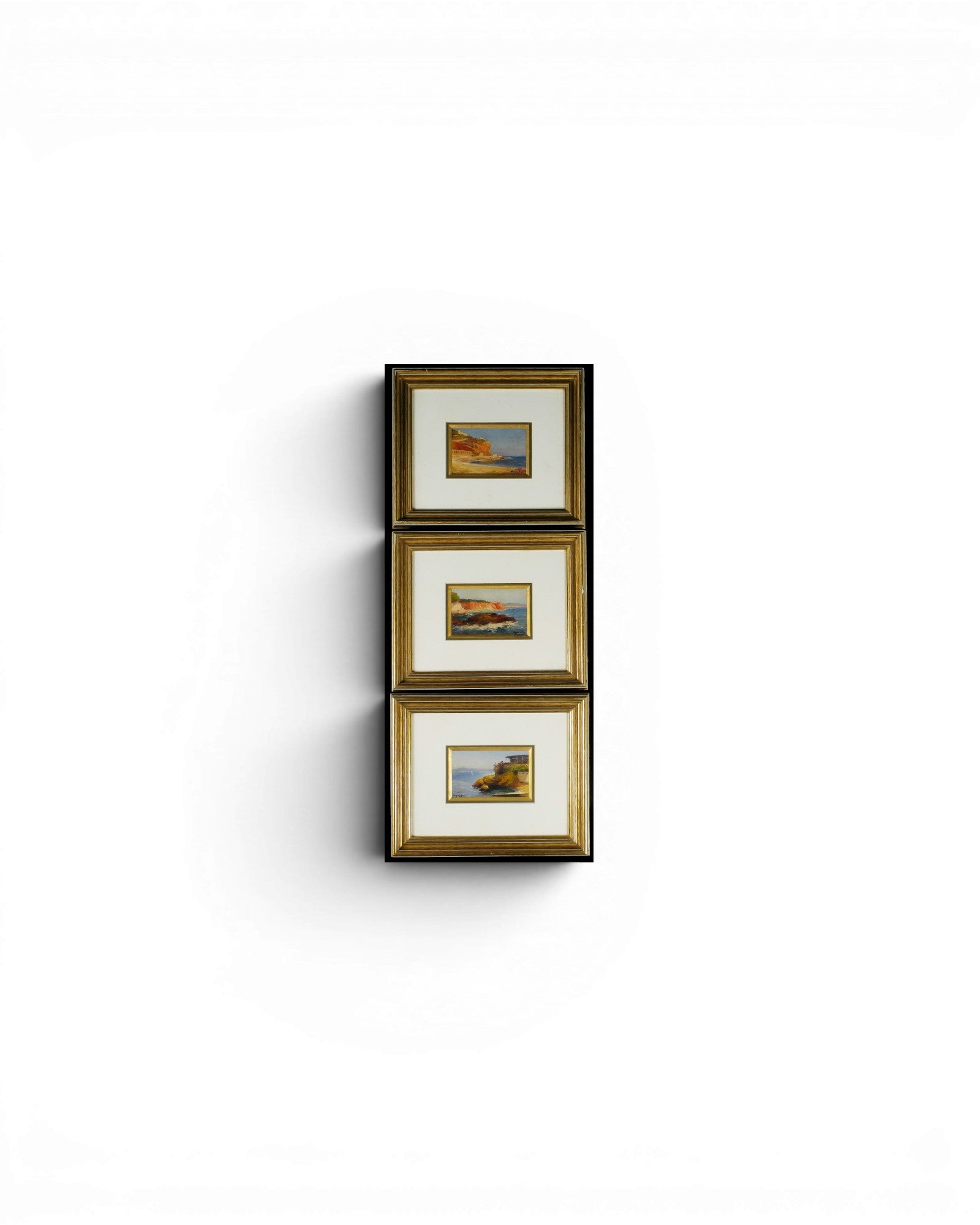 Set of 3 French Riviera Oil Paintings (102 x 87cm) - Surround Living - 1