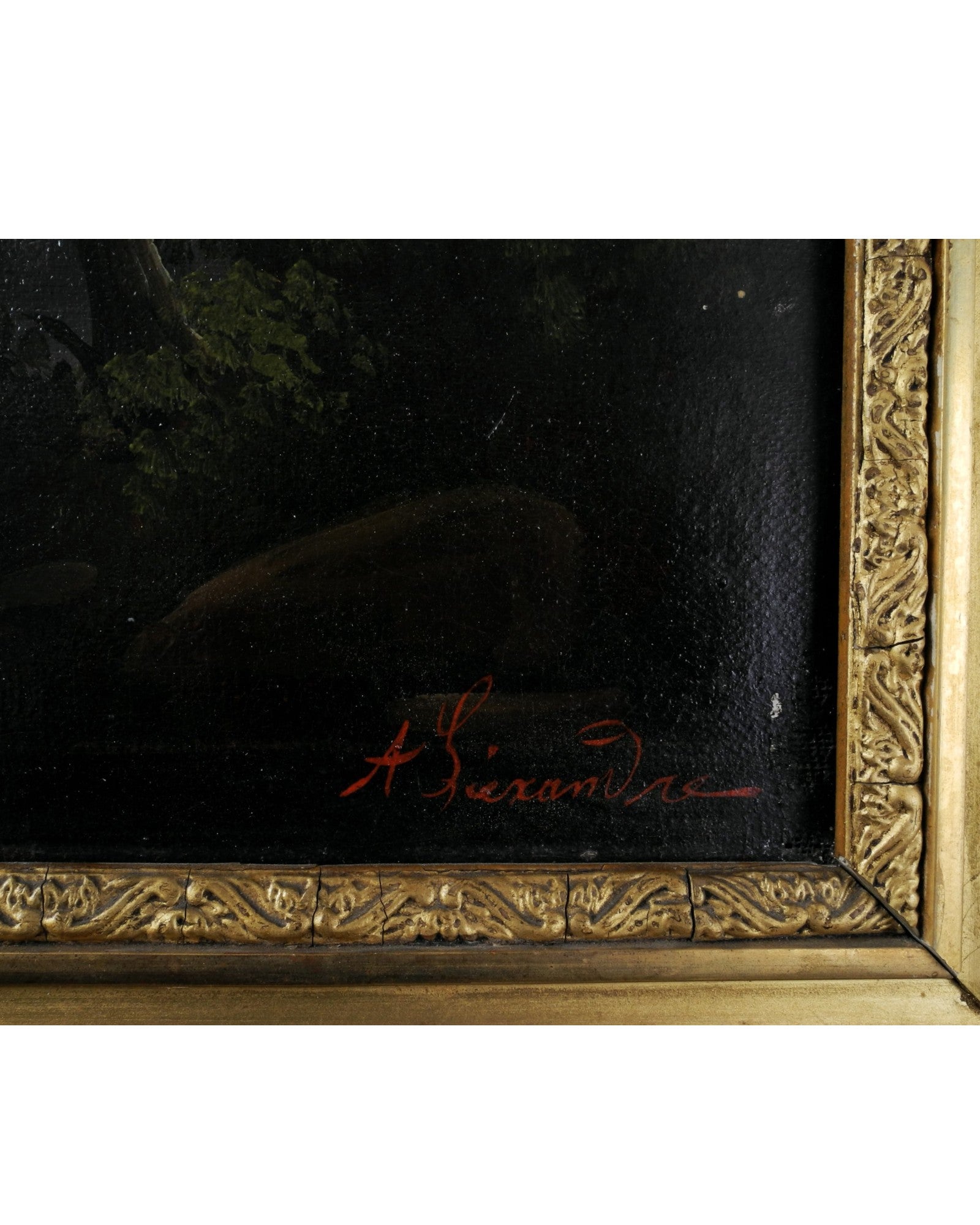 Bucolic Landscape Oil Painting, French School (50 x 58cm) 1 - Surround Living - 3