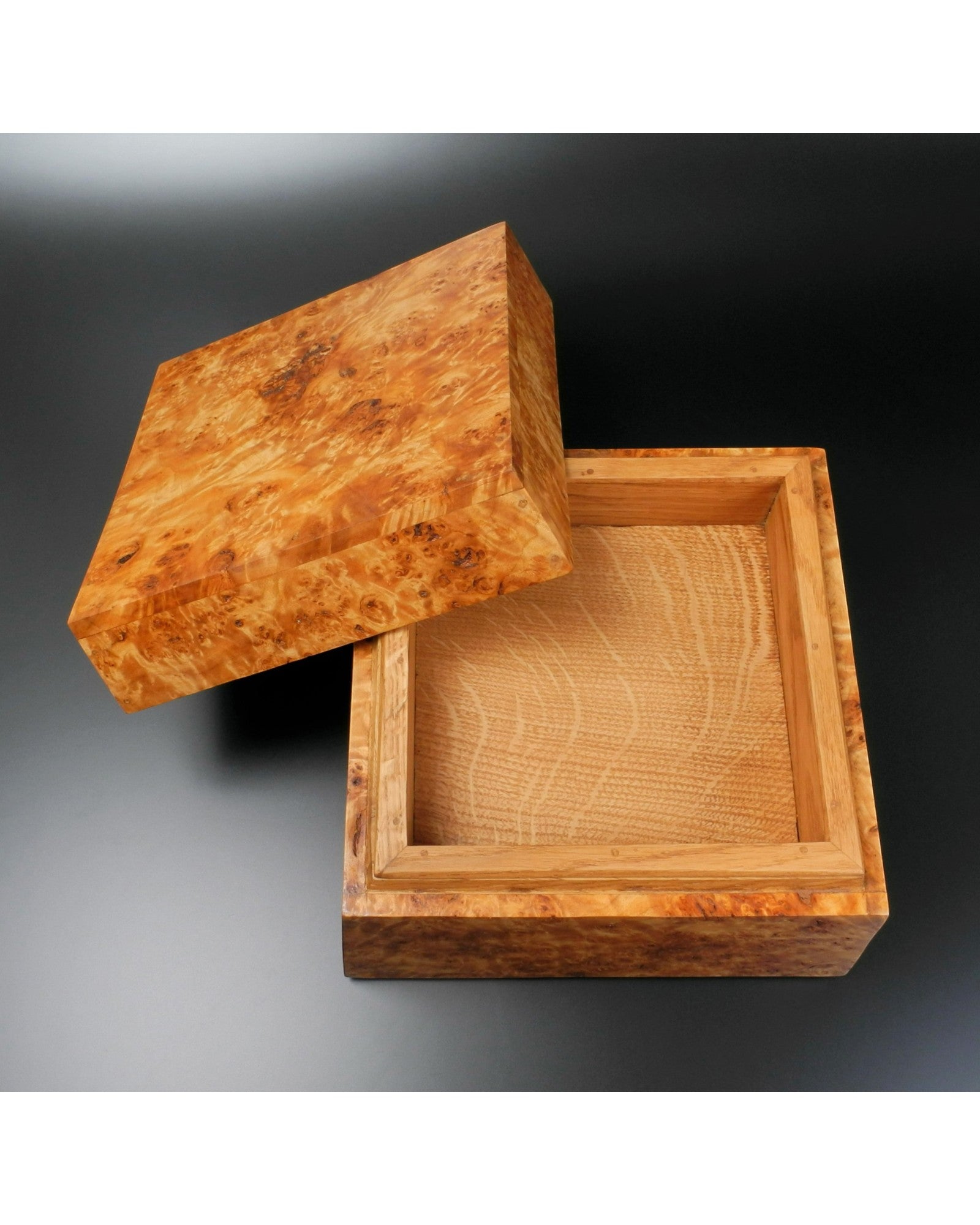 Poplar Wood Burl Box Inspired by South Sumatran Design - Surround Living - 9