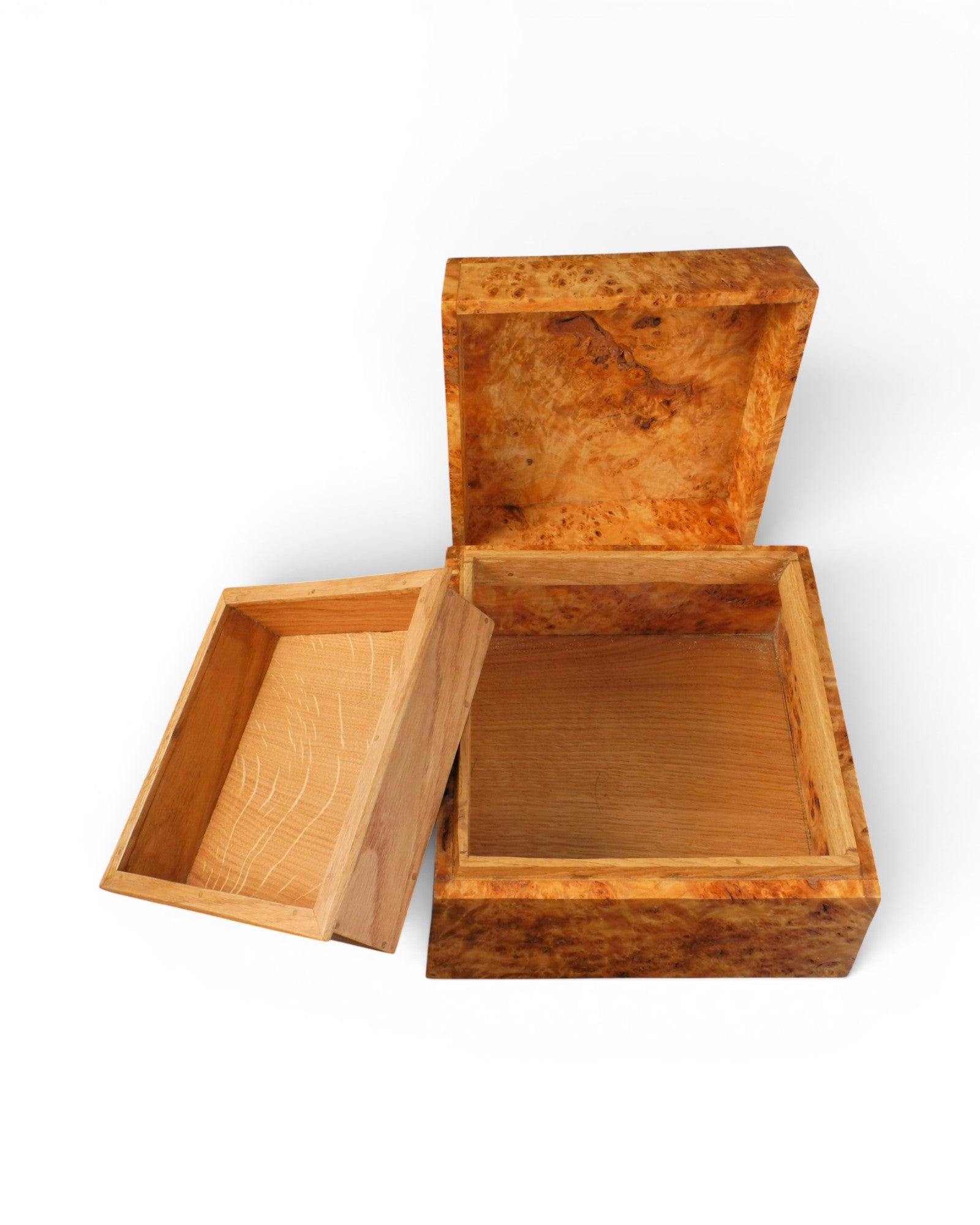 Poplar Wood Burl Box Inspired by South Sumatran Design - Surround Living - 10
