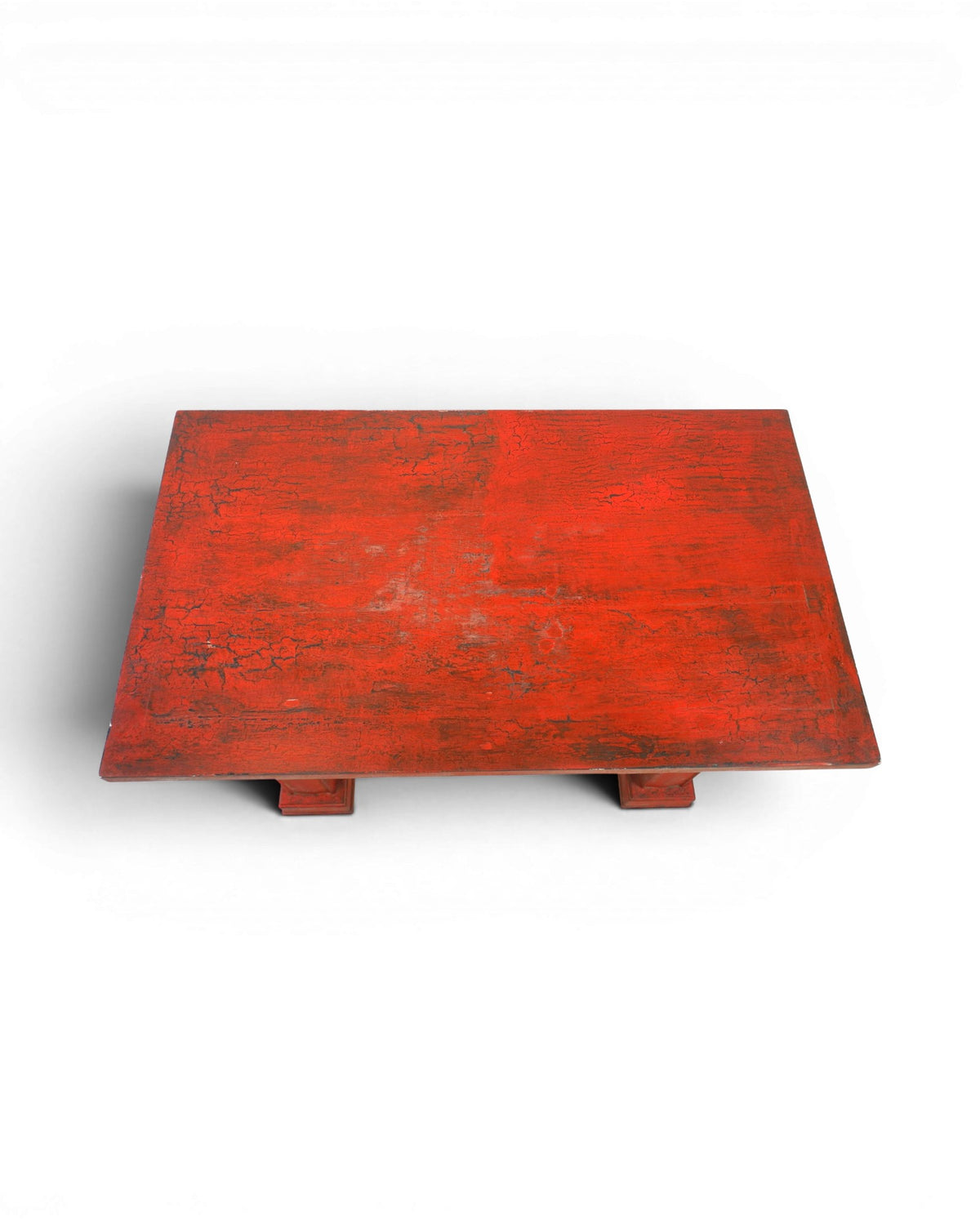 Chinese-Style Red Table in Qing Dynasty Style 2