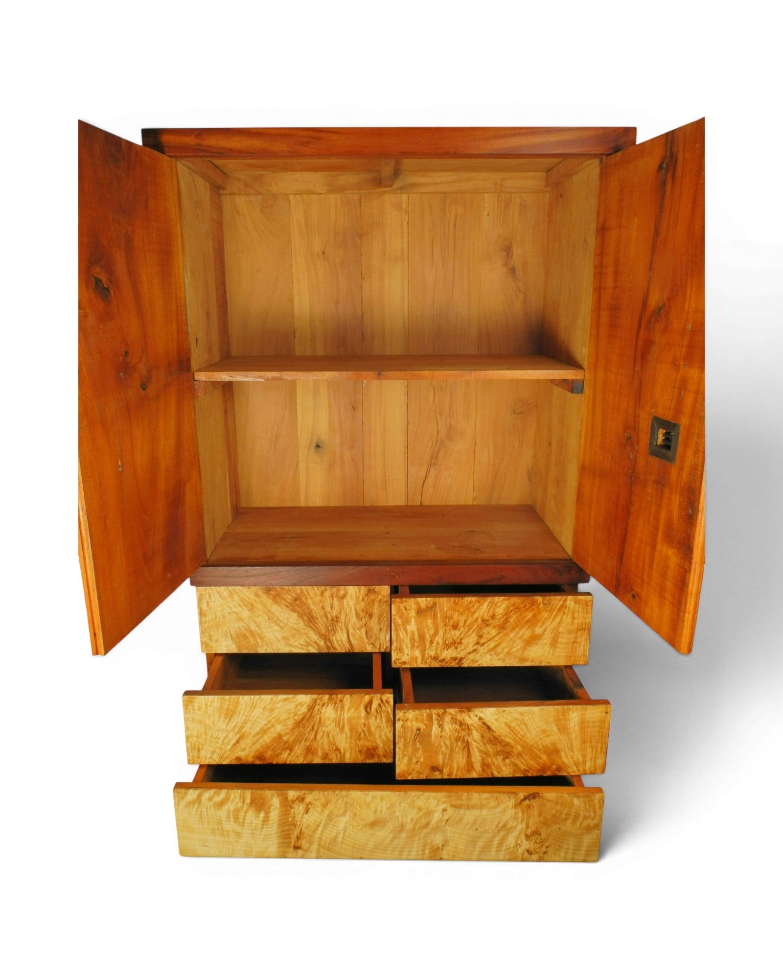 Jack Wood Cabinet with Poplar Burl Drawers - Surround Living - 7
