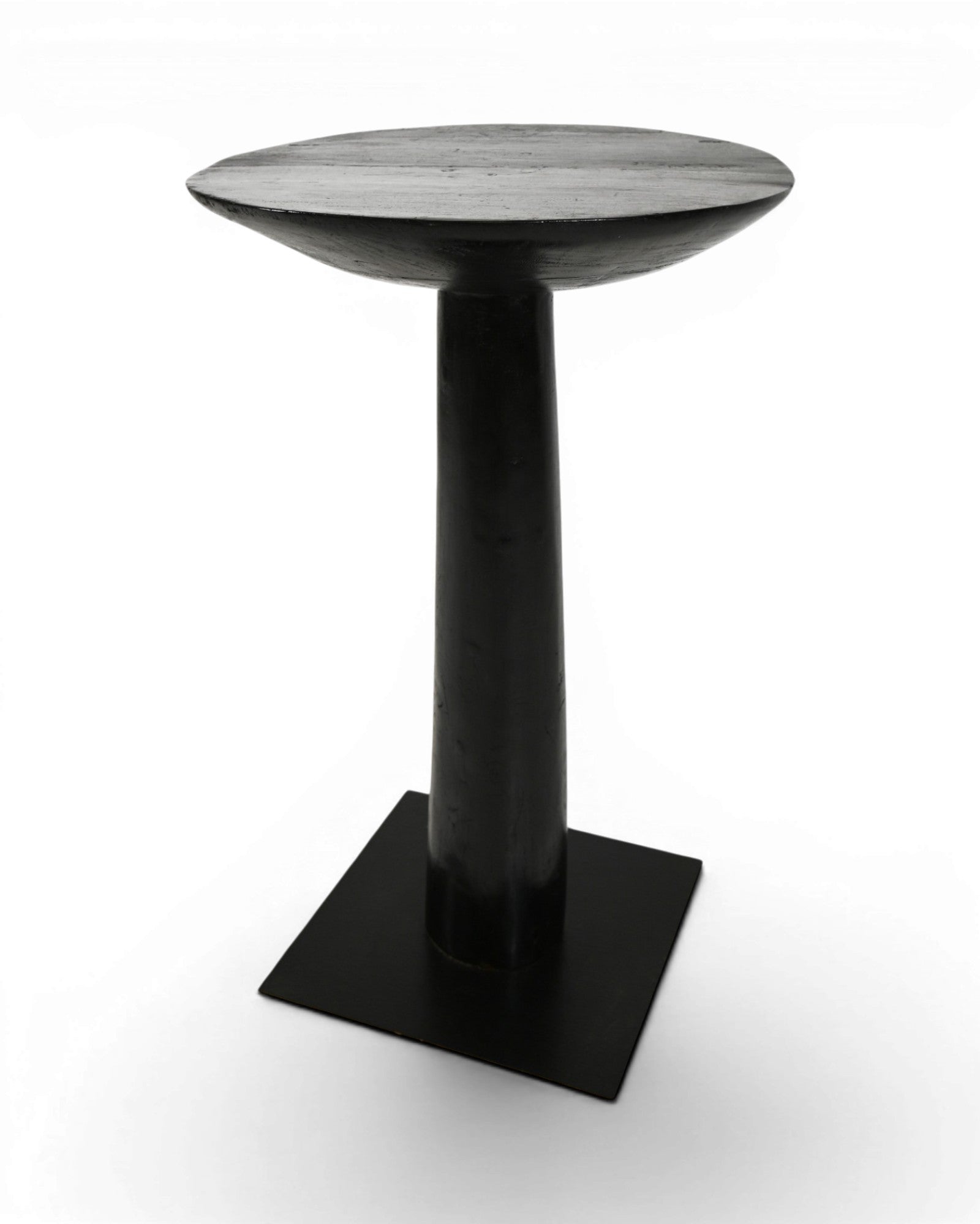 Black Lacquered Pedestal Tables - Set of 2 - Surround Living - 3
