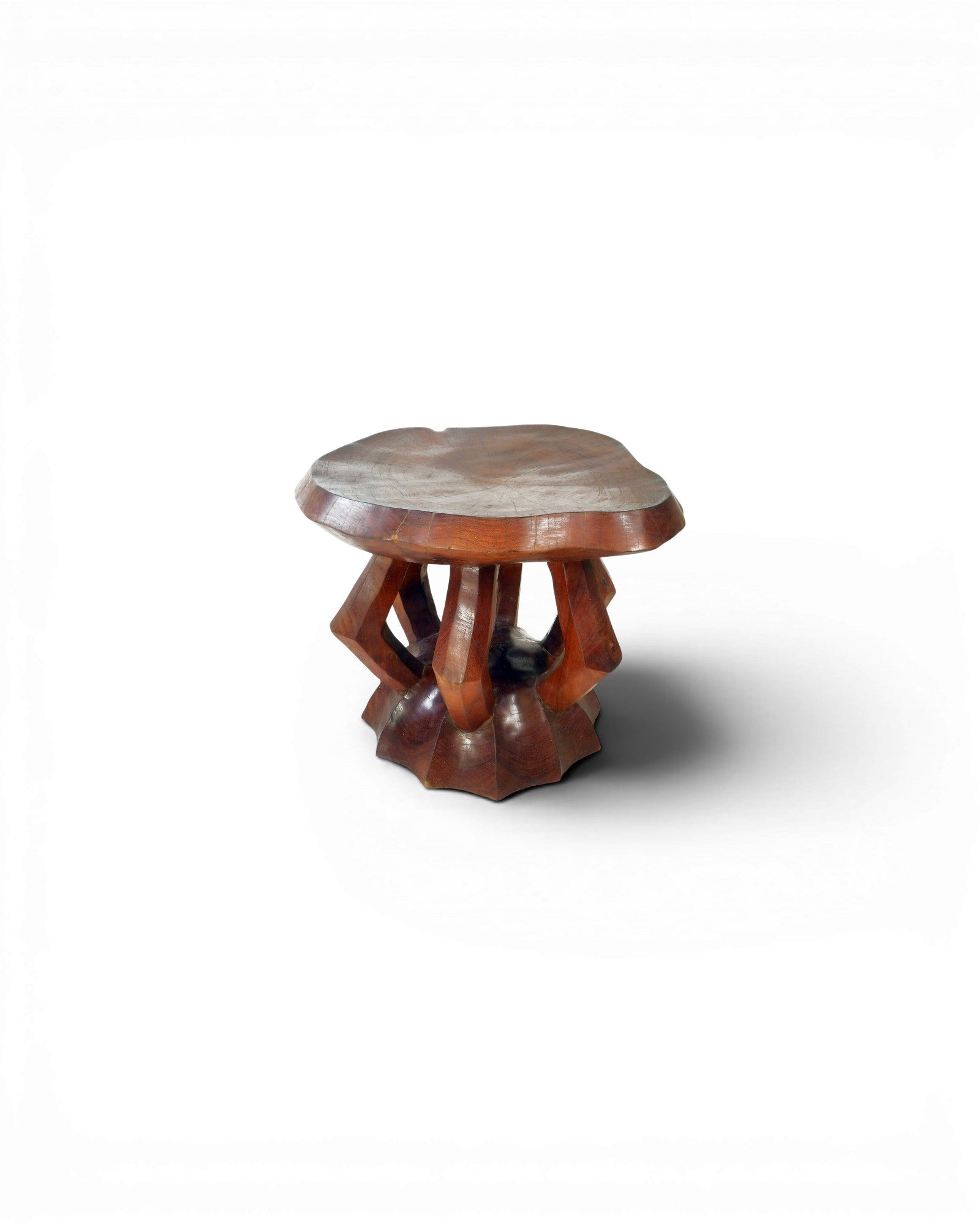 Zande - Style Wooden Stool - Surround Living - 1