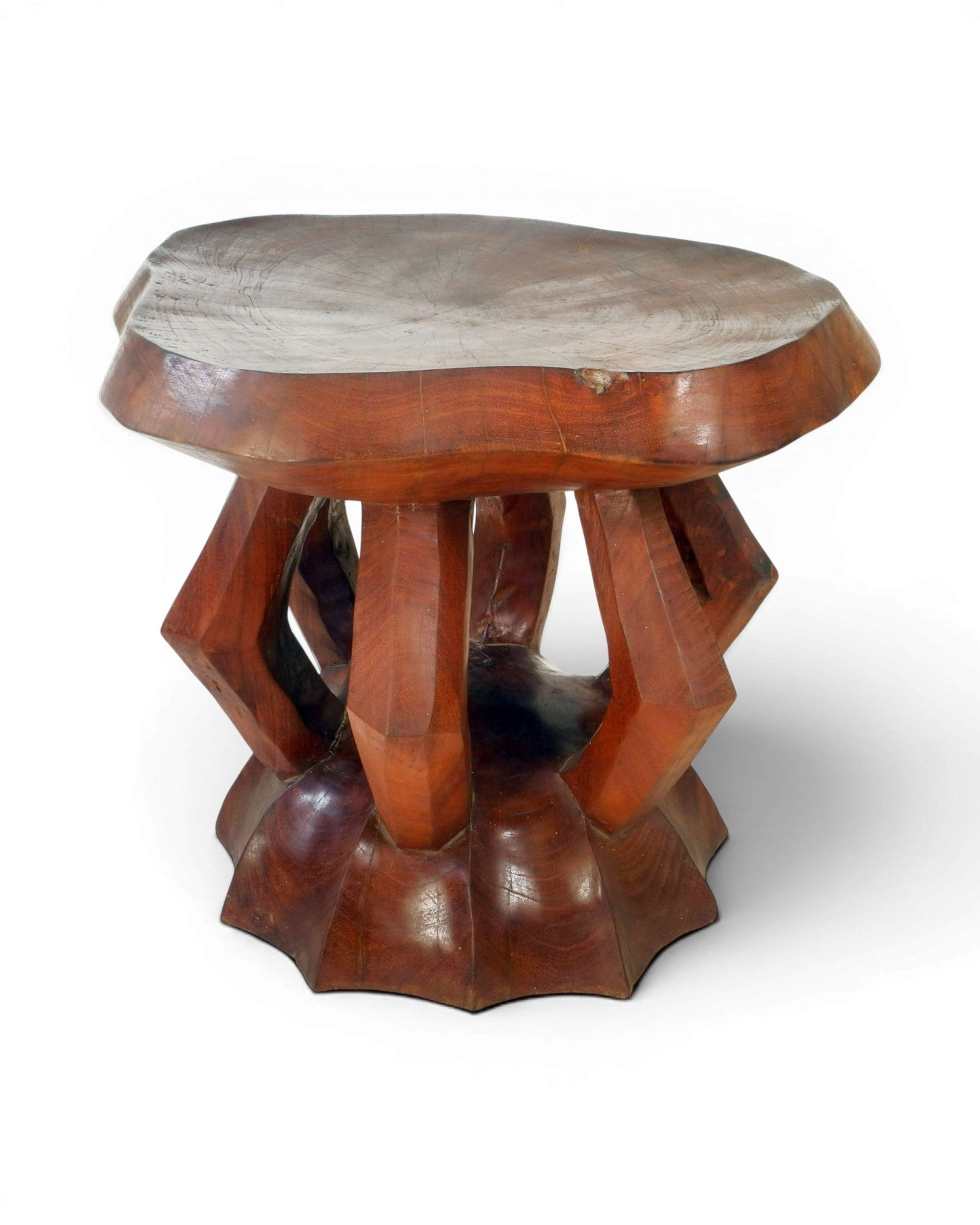 Zande - Style Wooden Stool - Surround Living - 4