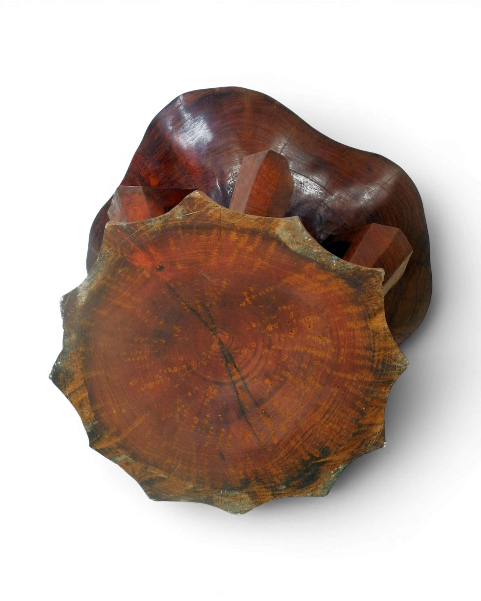 Zande - Style Wooden Stool - Surround Living - 6