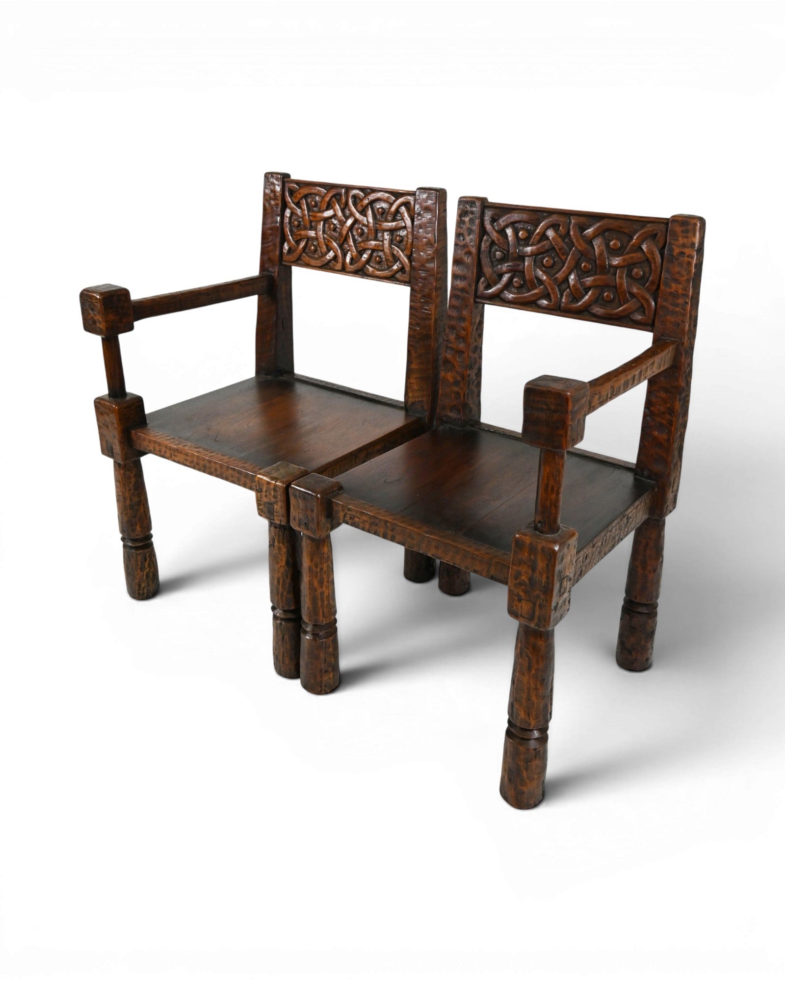 Pair of Viking - Style Armchairs - Set of 2 - Surround Living - 3