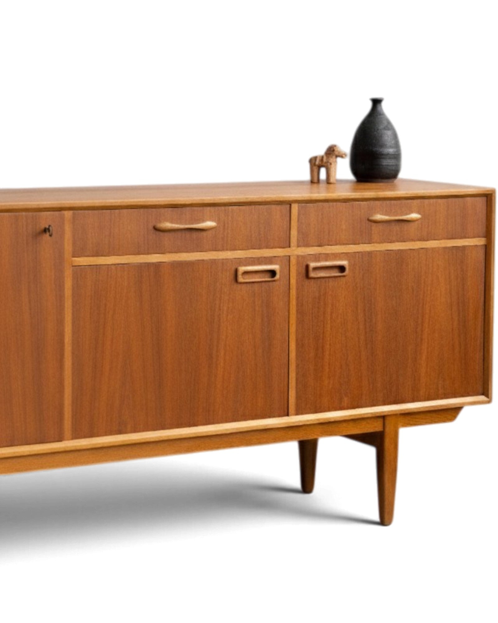 Swedish Teak and Oak Sideboard