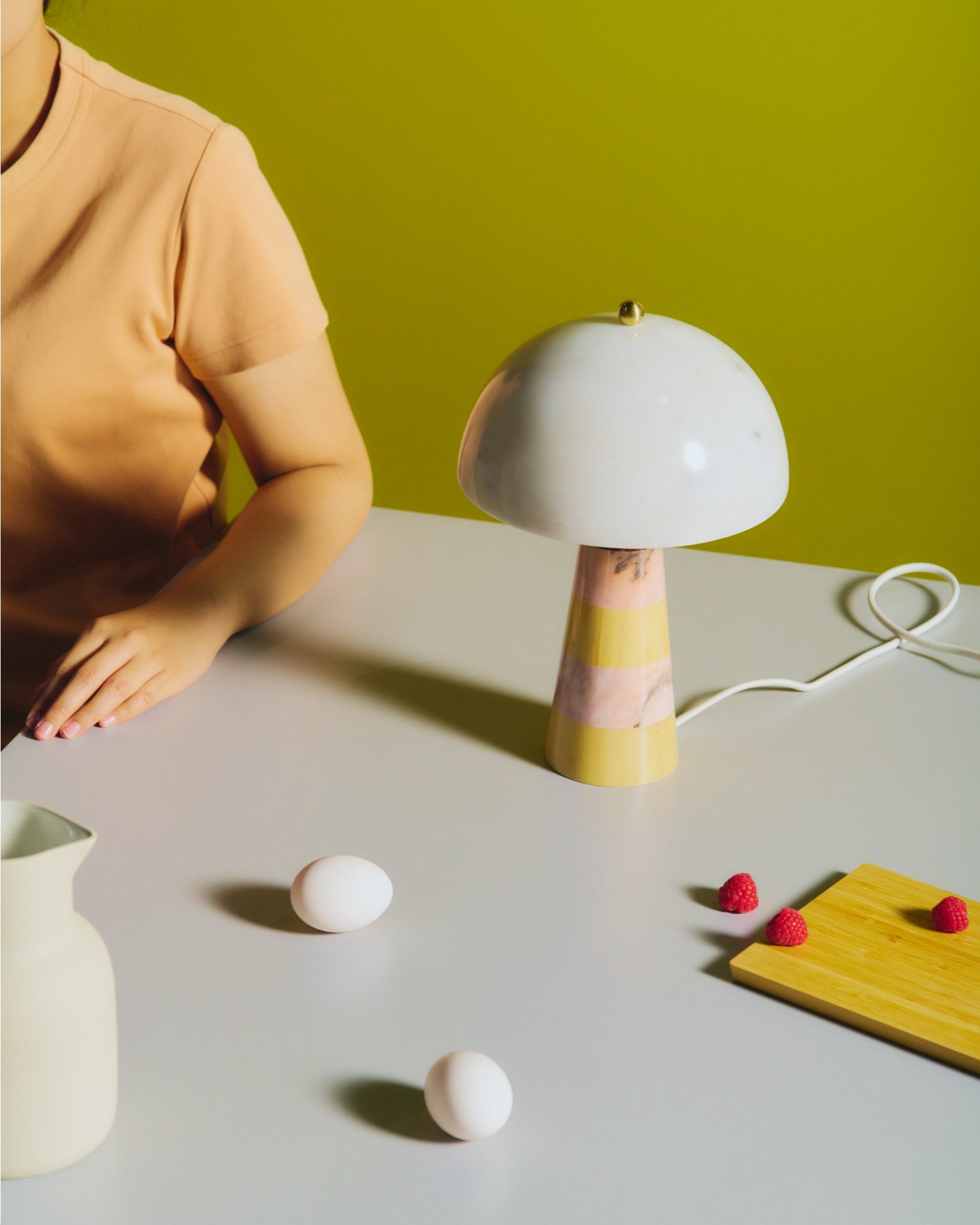 Cedar Body HED - White Moon Hat