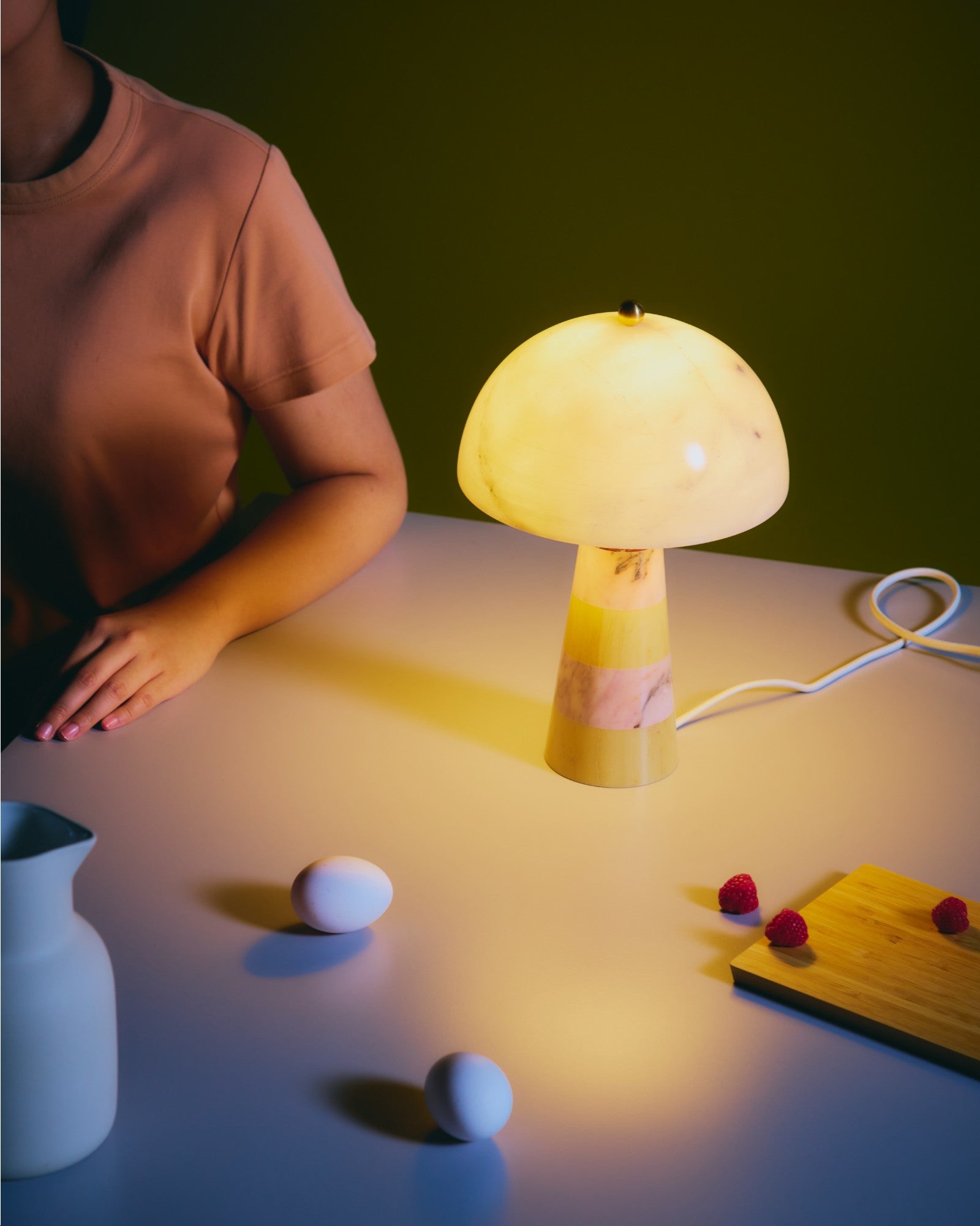 Cedar Body HED - White Moon Hat