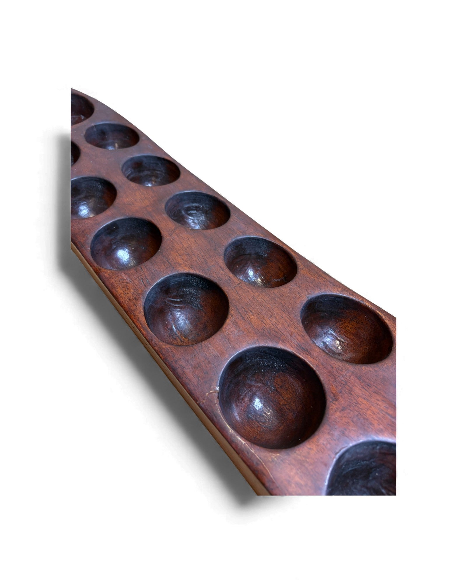 Antique Wooden Congkak Game Board Surround Living - 8