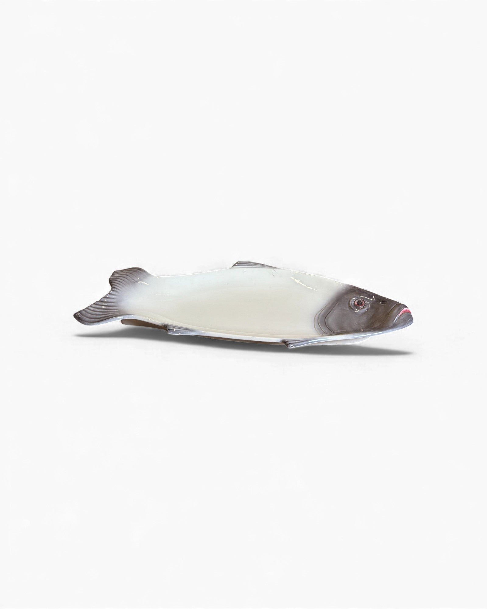 Title: Vintage Fish-Shaped Ceramic Serving Platter Surround Living - 3
