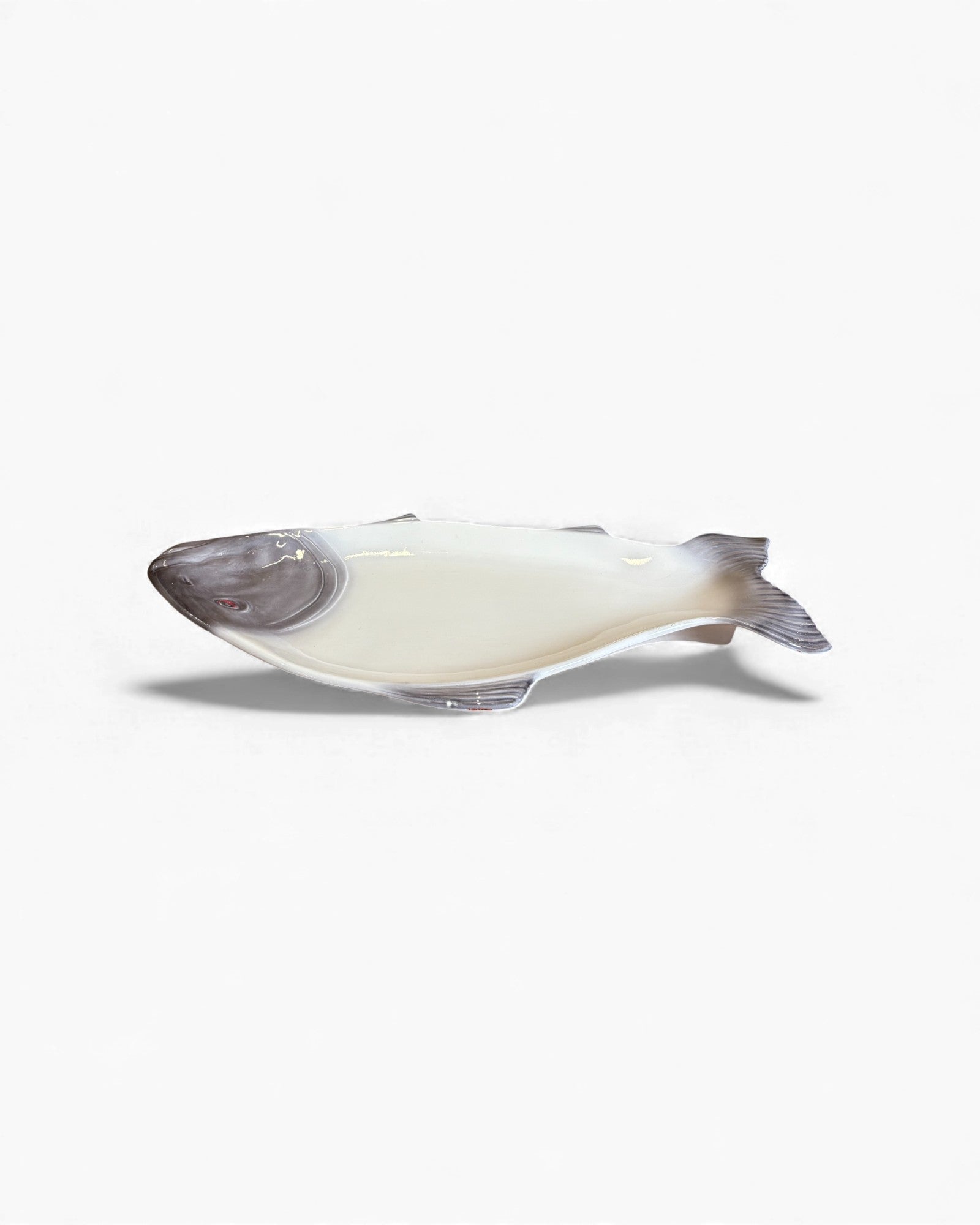 Title: Vintage Fish-Shaped Ceramic Serving Platter Surround Living - 7