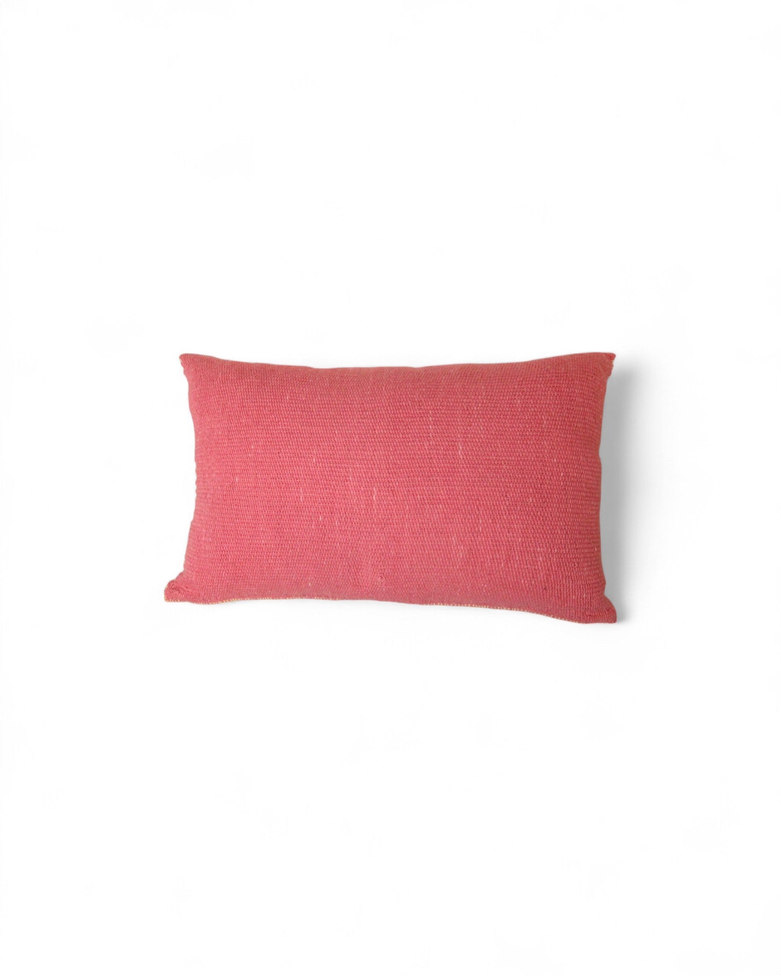 Handwoven Waist Loom Weave Cushion - Lotus Pink