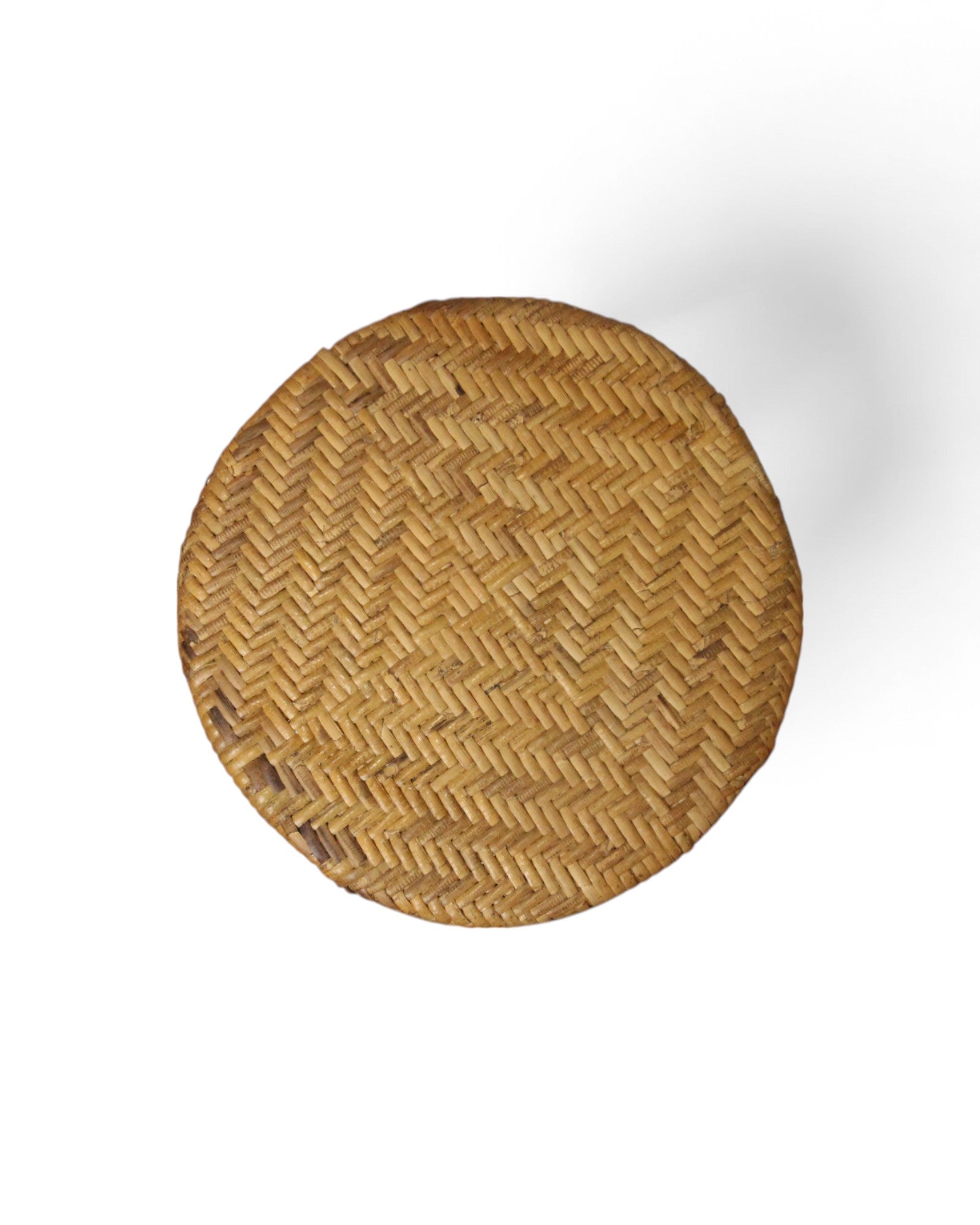 Bamboo & Rattan Low Stool – Northern Thailand (M)