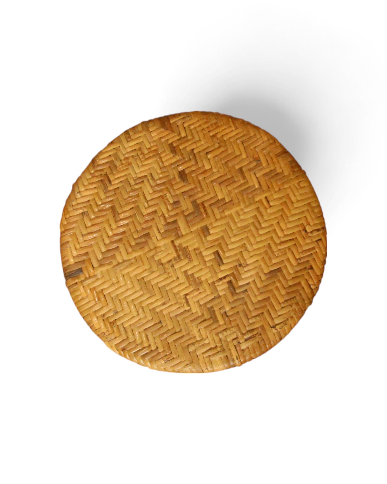 Bamboo & Rattan Low Stool – Northern Thailand (S)