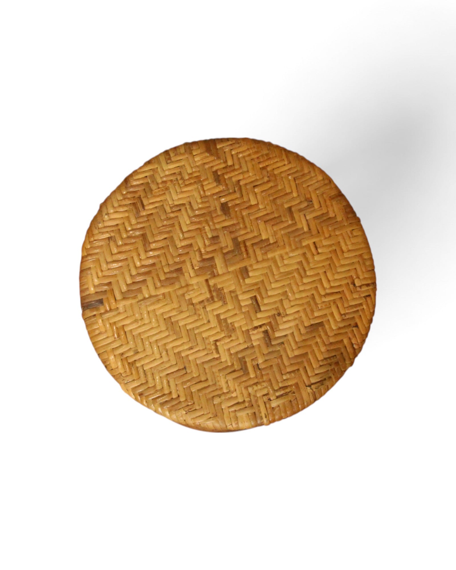 Bamboo & Rattan Low Stool – Northern Thailand (S)
