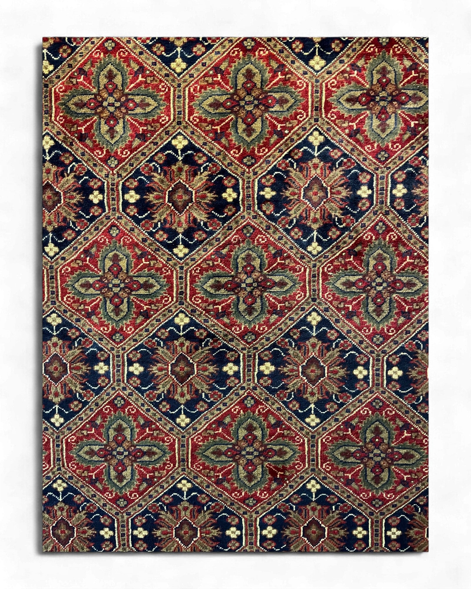 Newly-Made Tribal Samarkand Carpet – Uzbekistan, Mid-20th Century | 190 x 290cm
