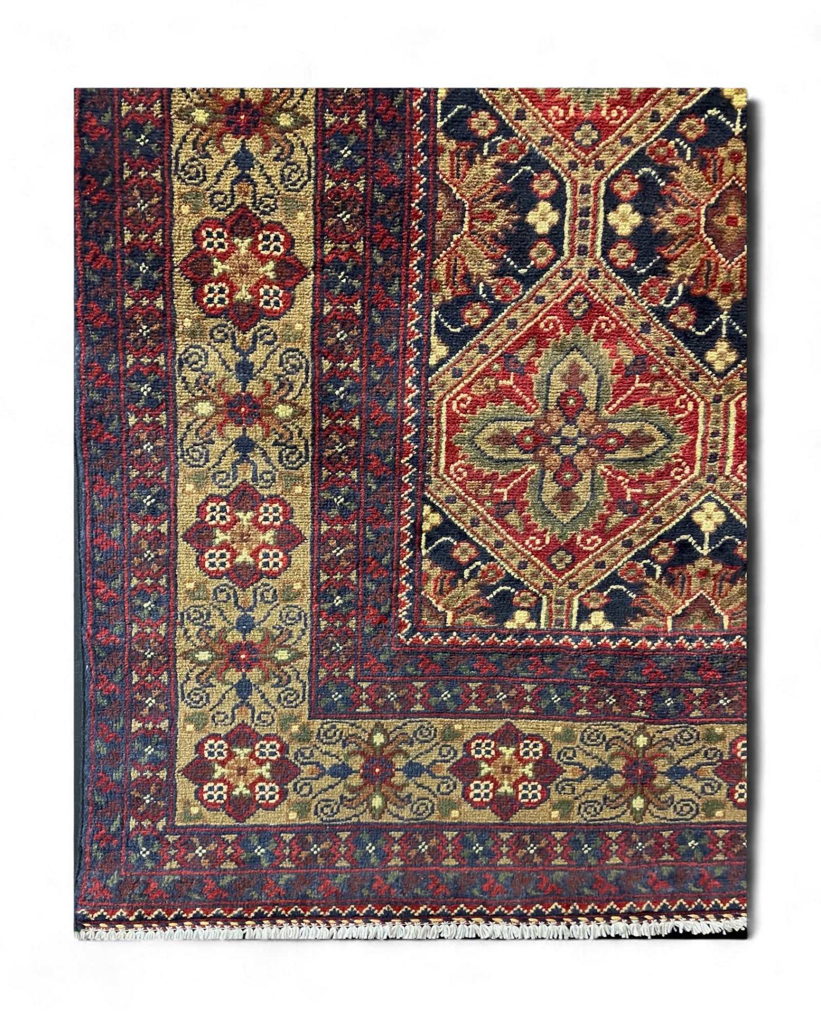 Newly-Made Tribal Samarkand Carpet – Uzbekistan, Mid-20th Century | 190 x 290cm