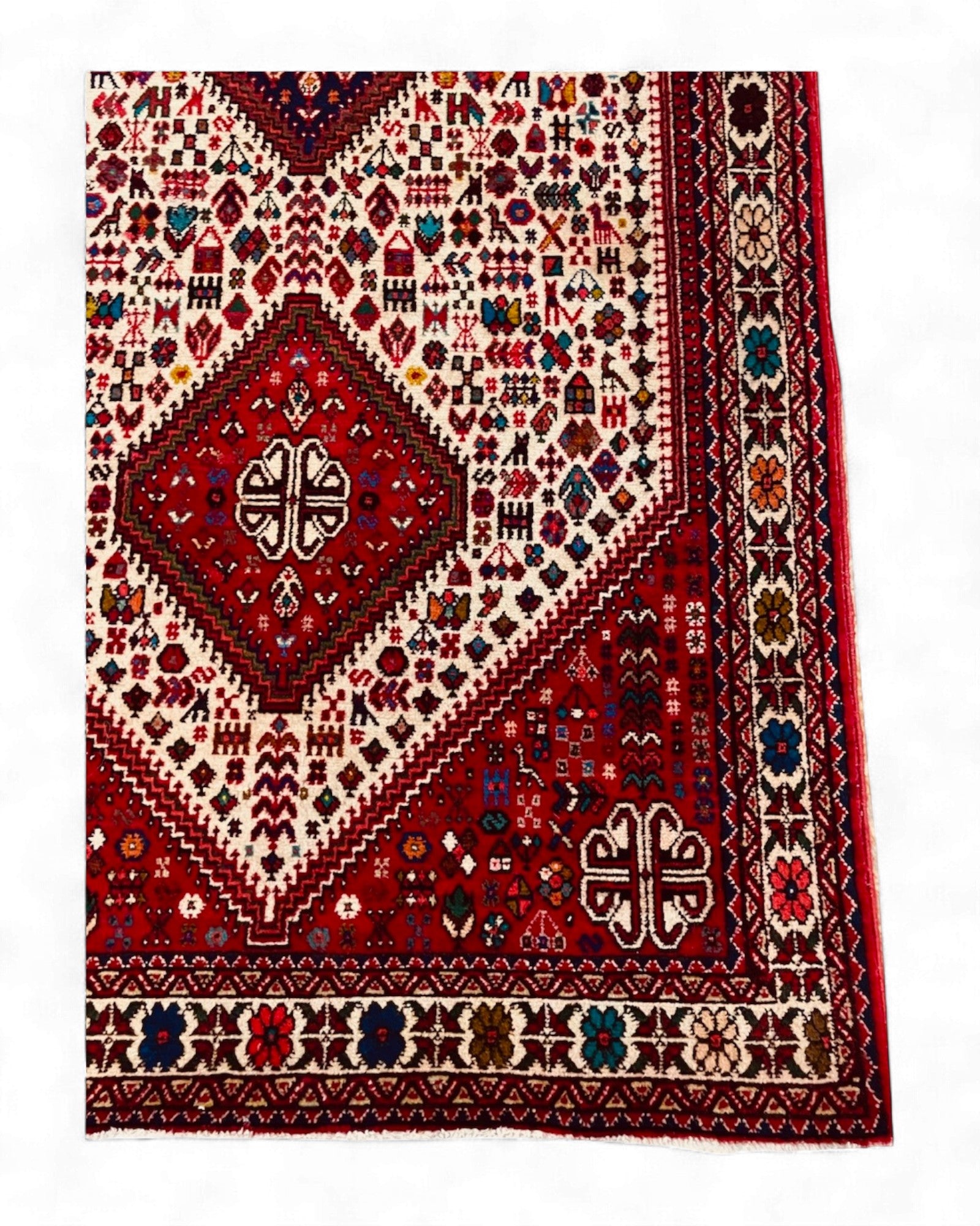 Newly-Made Abadeh Persian Carpet Rug – Iran | 90 x 290cm