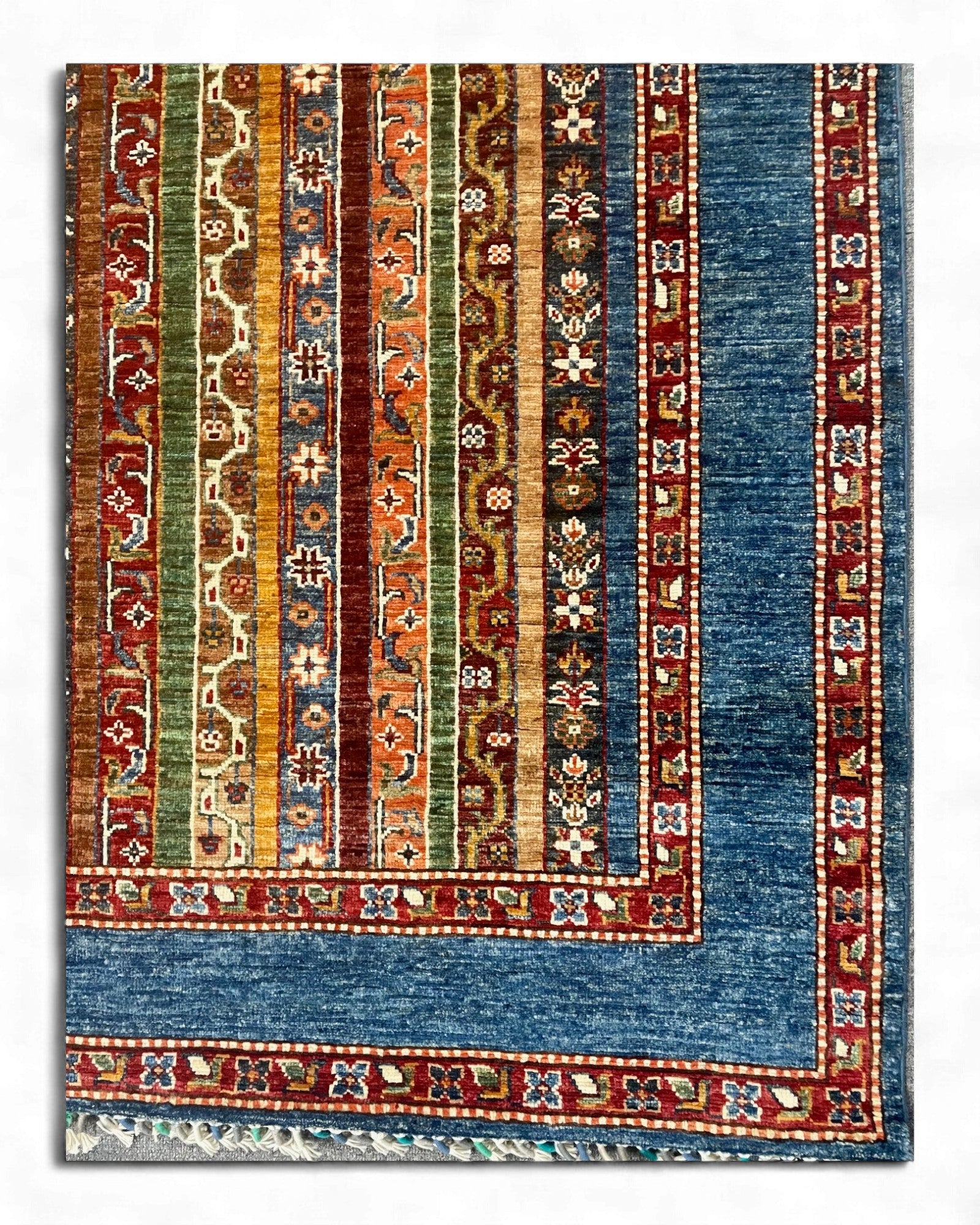 Newly-Made Shawl Tribal Carpet – Maymana, Afghanistan | 166 x 240cm