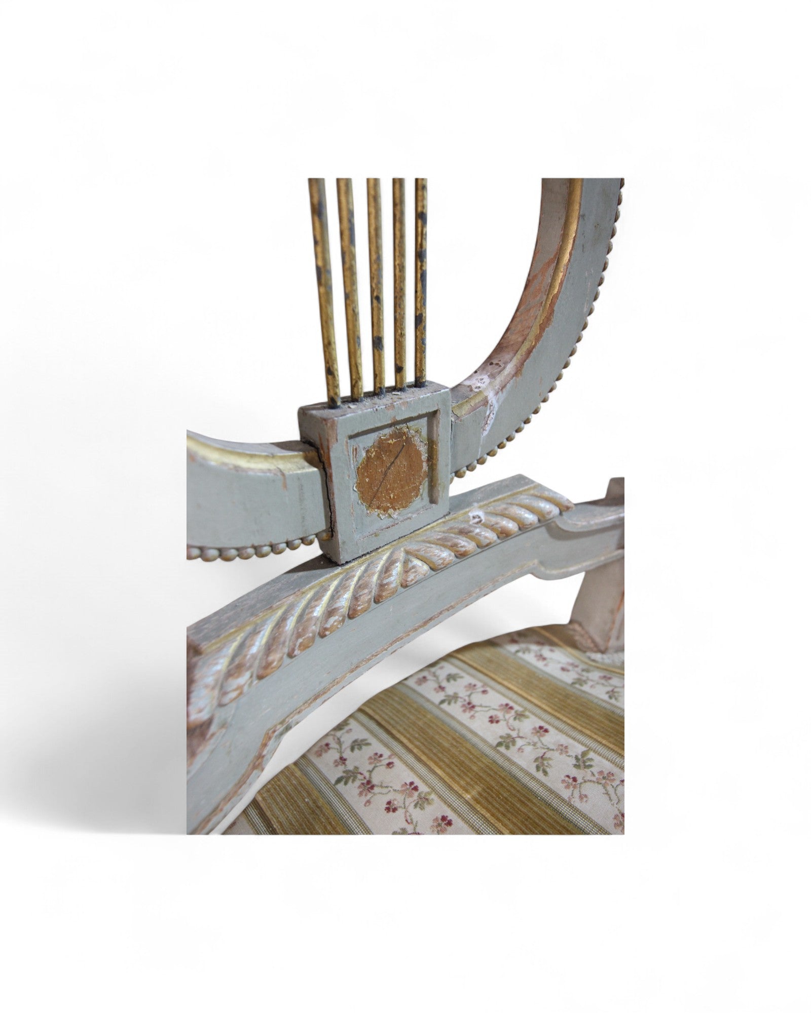Pair of Swedish Gustavian-Style Lyre Back Side Chairs
