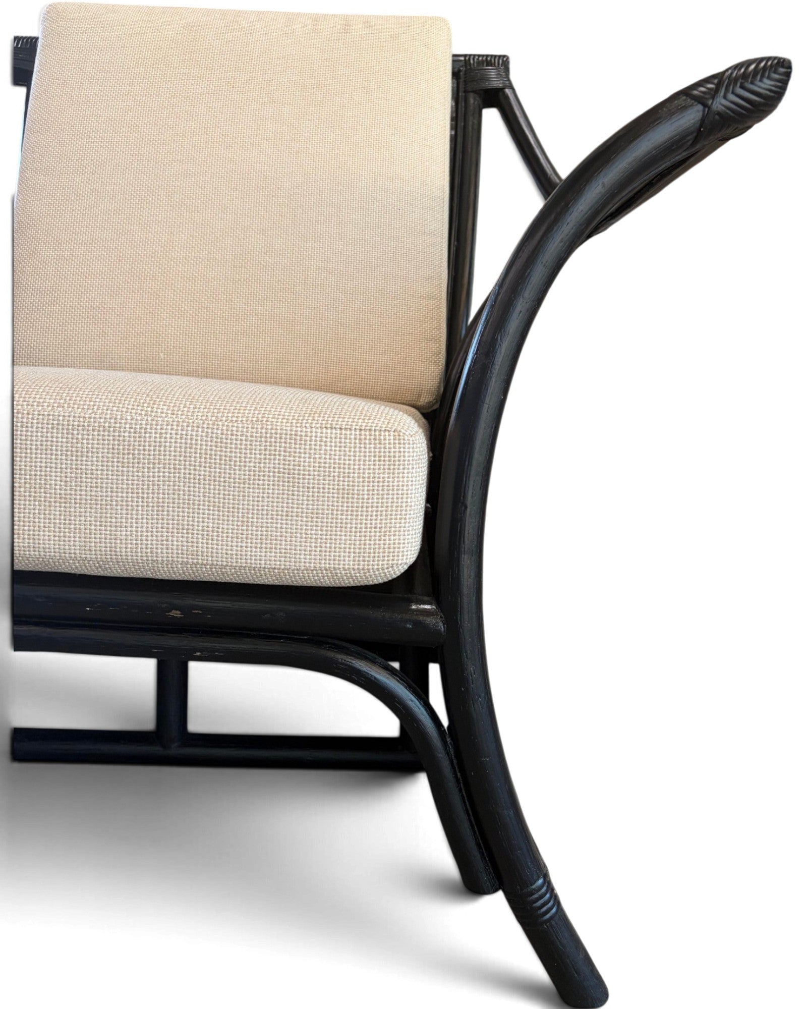 Black Bamboo Armchair