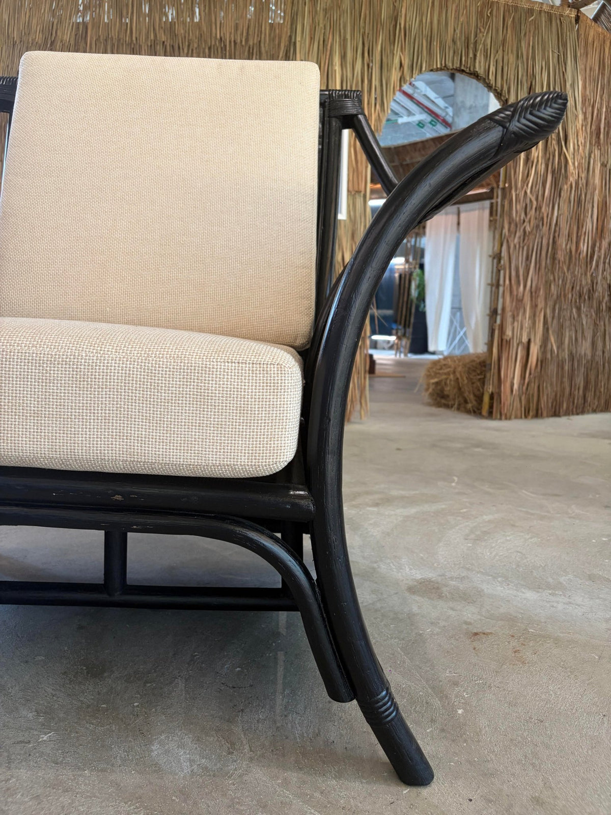 Black Bamboo Armchair - Surround Living - 13