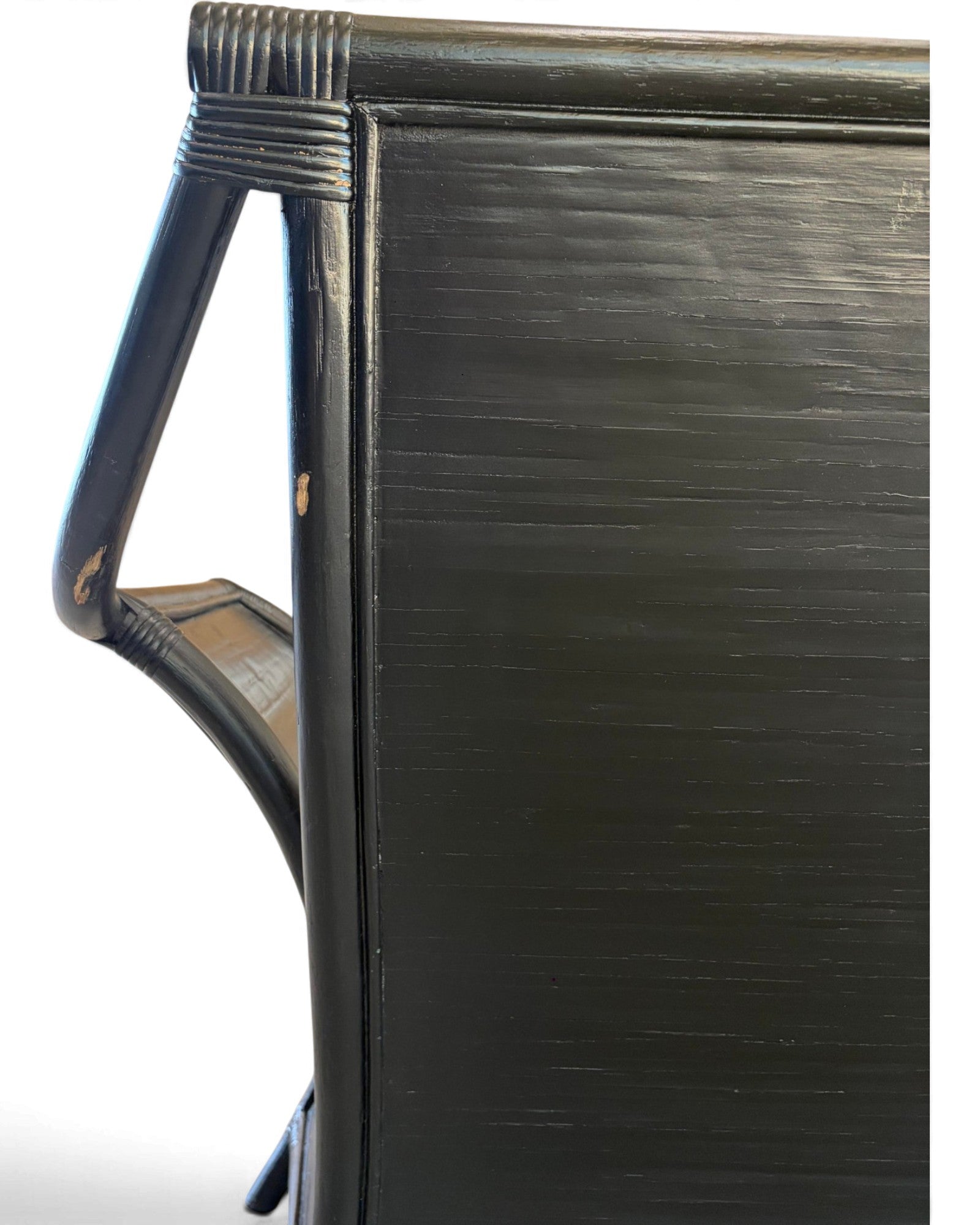 Black Bamboo Armchair