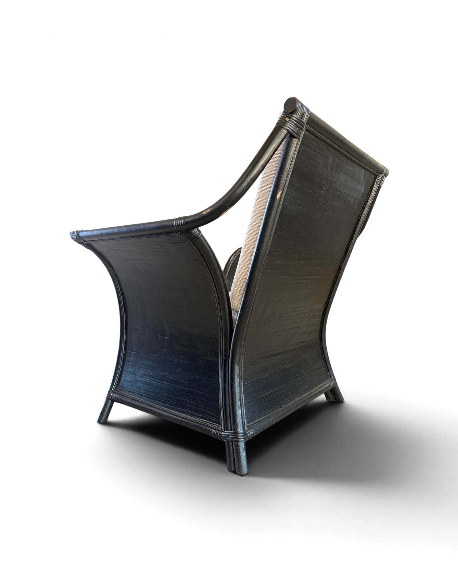 Black Bamboo Armchair