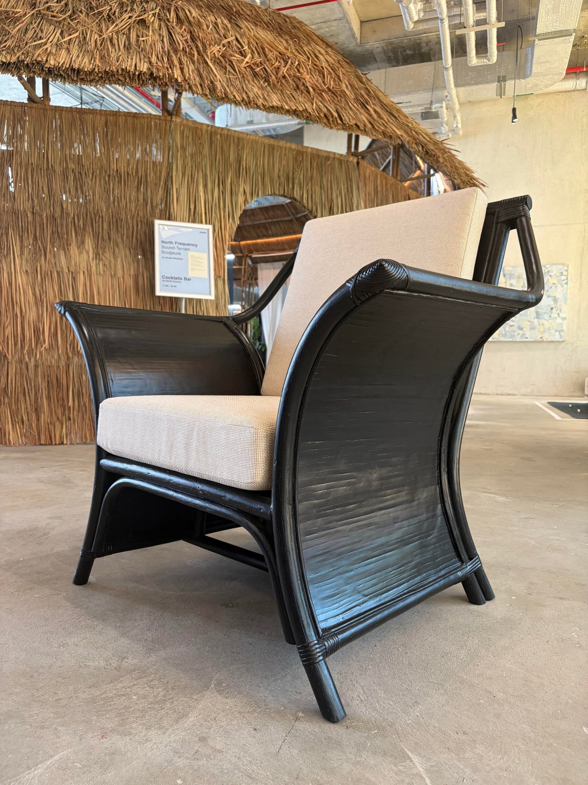 Black Bamboo Armchair - Surround Living - 4