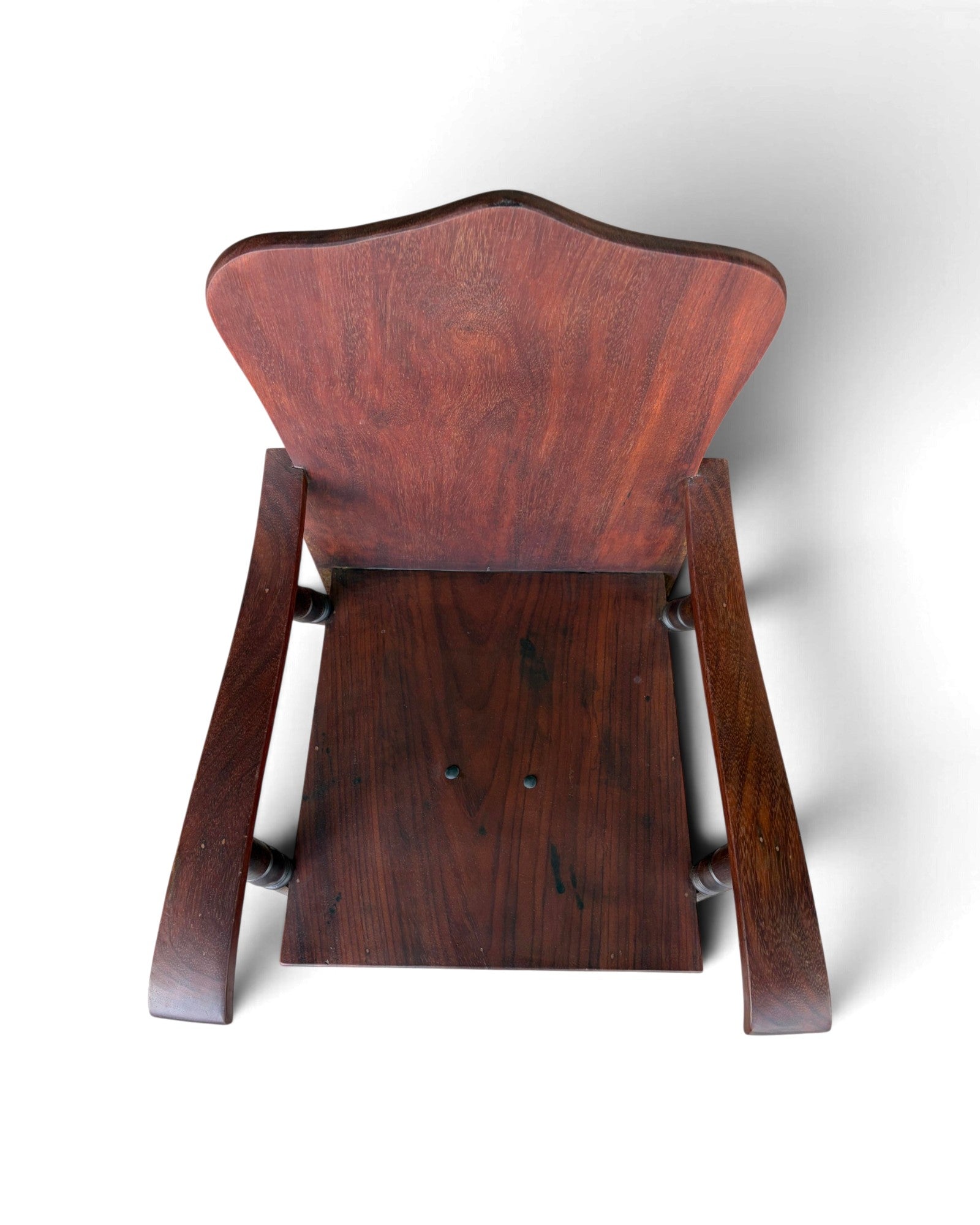 Rare Art Deco Maka Wood Armchair
