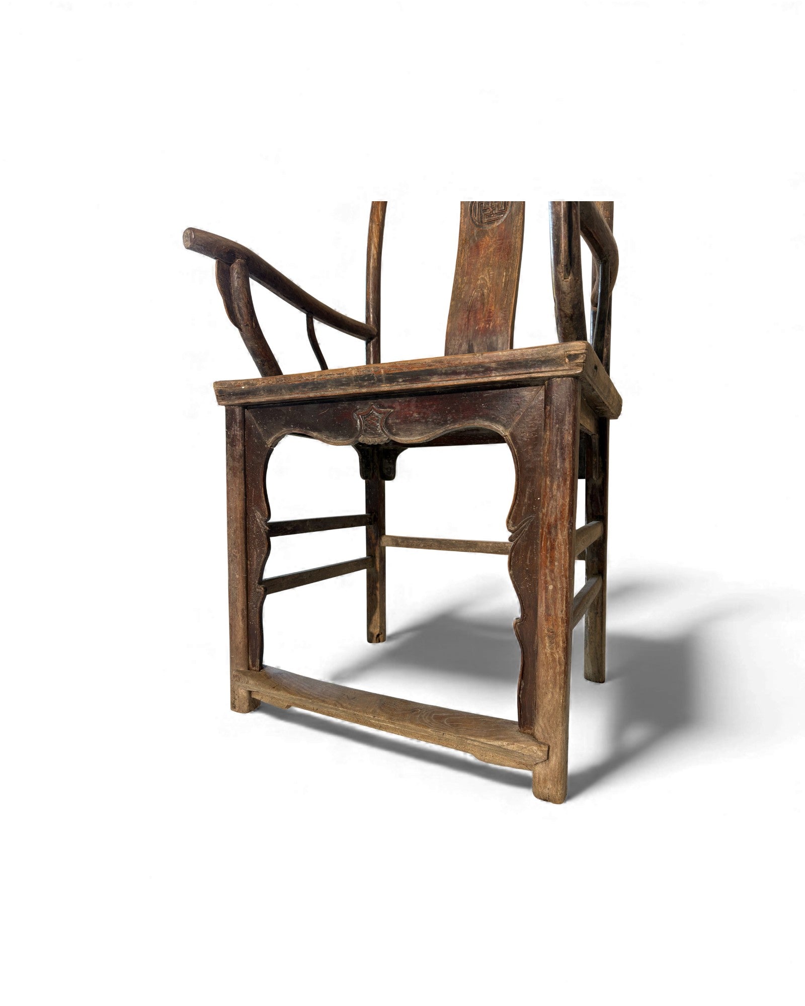 Chinese Yokeback Armchairs with Buddhist Medallion - Set of 2 - Surround Living - 19