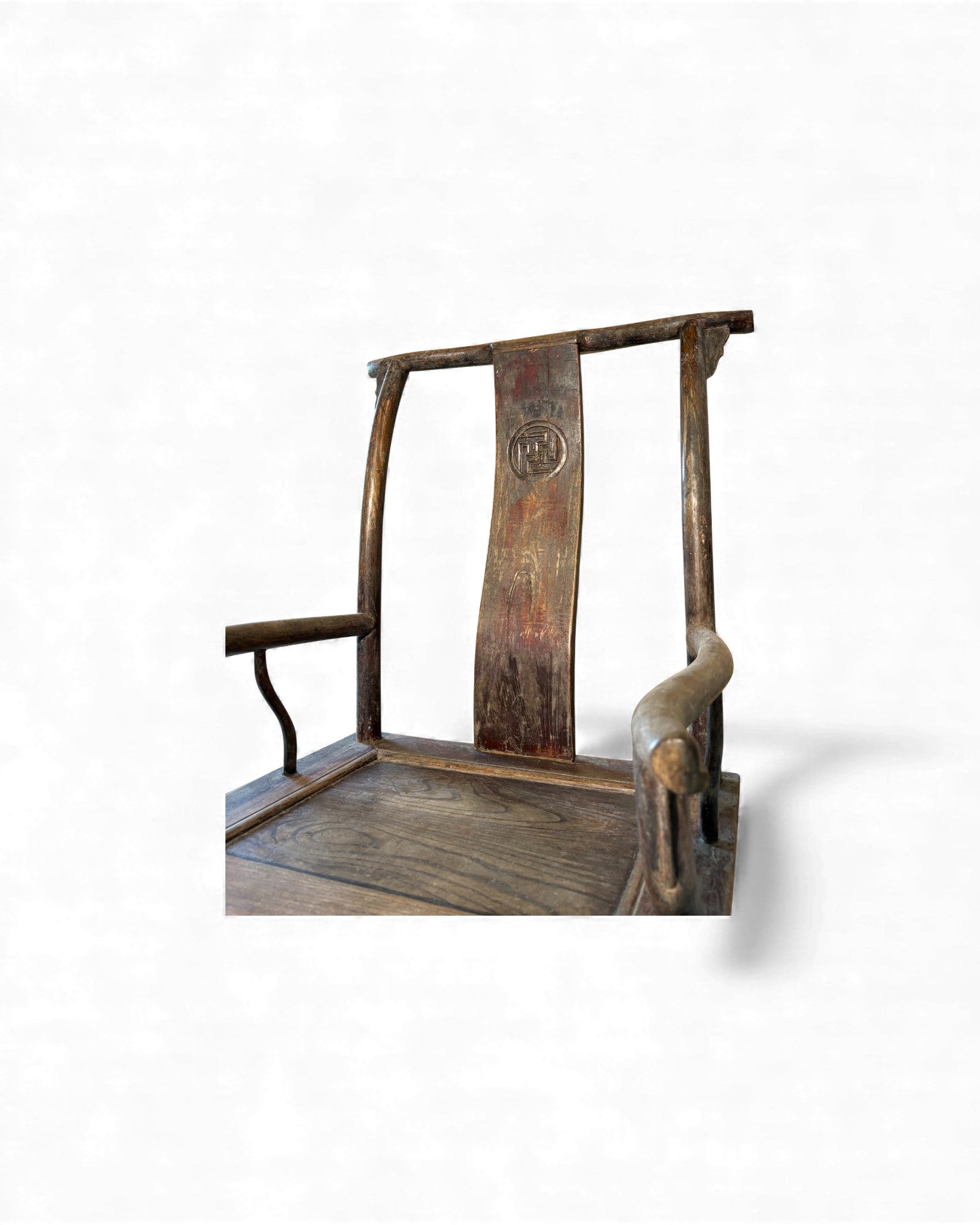 Chinese Yokeback Armchairs with Buddhist Medallion - Set of 2 - Surround Living - 32