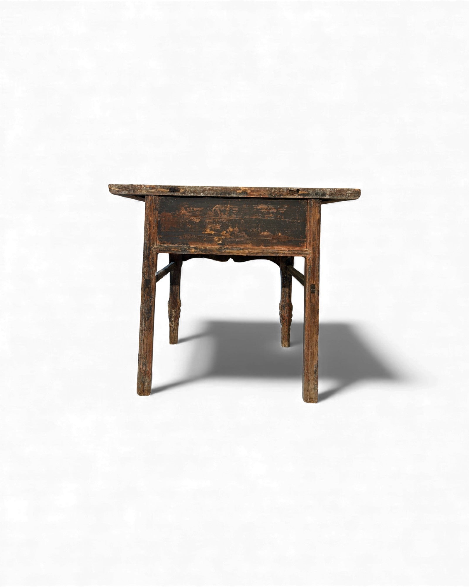 Chinese Painted Side Table with Drawer (Arrow - Leg Form) - Surround Living - 5
