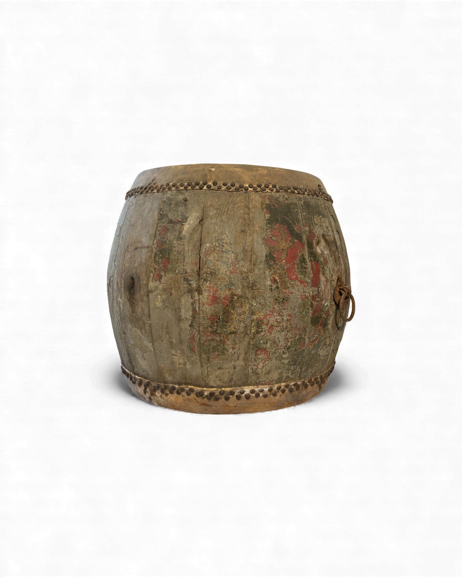 Chinese Temple Drum with Dragon Motifs - Surround Living - 4